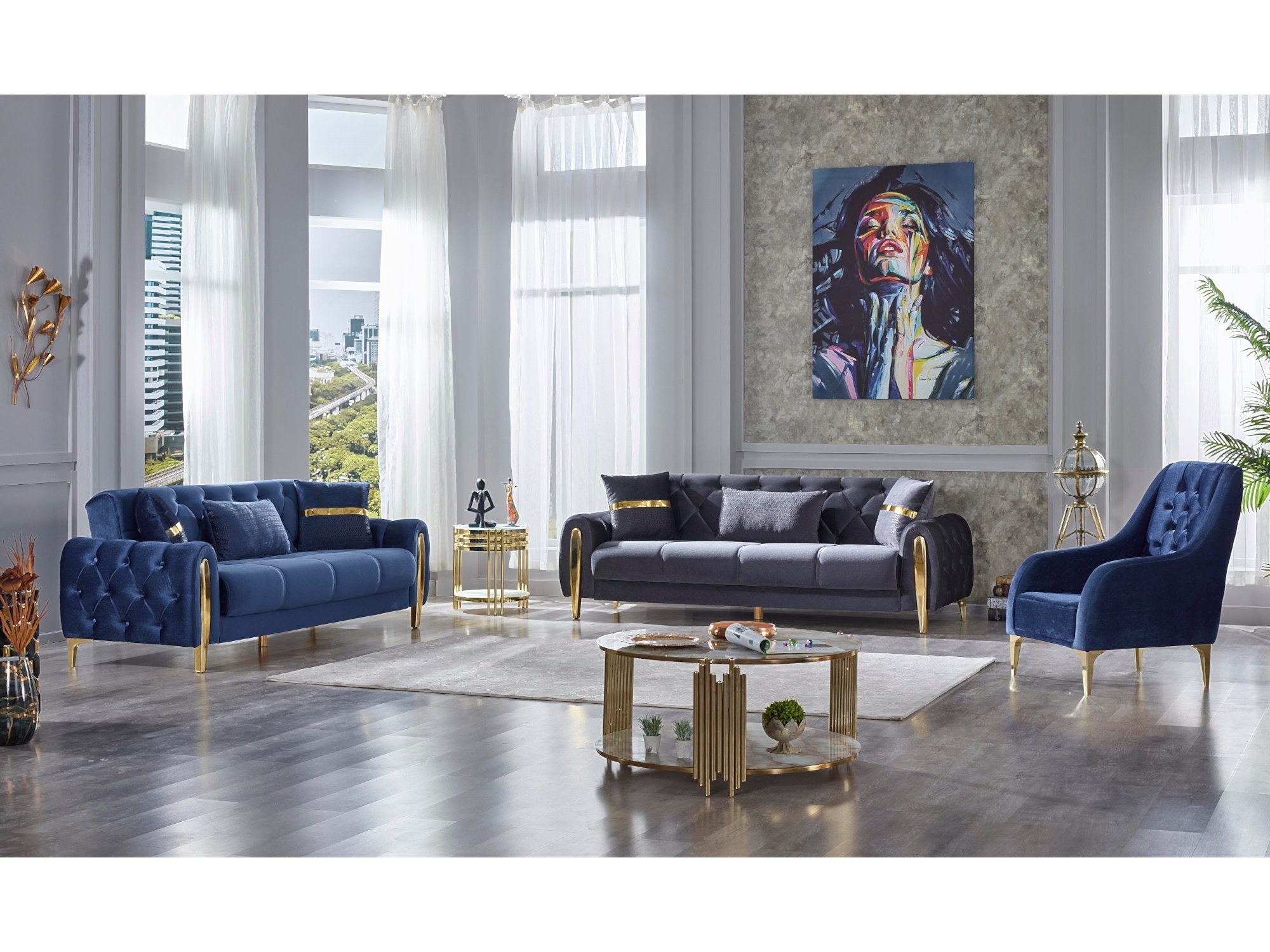 Mira Convertible Sofa