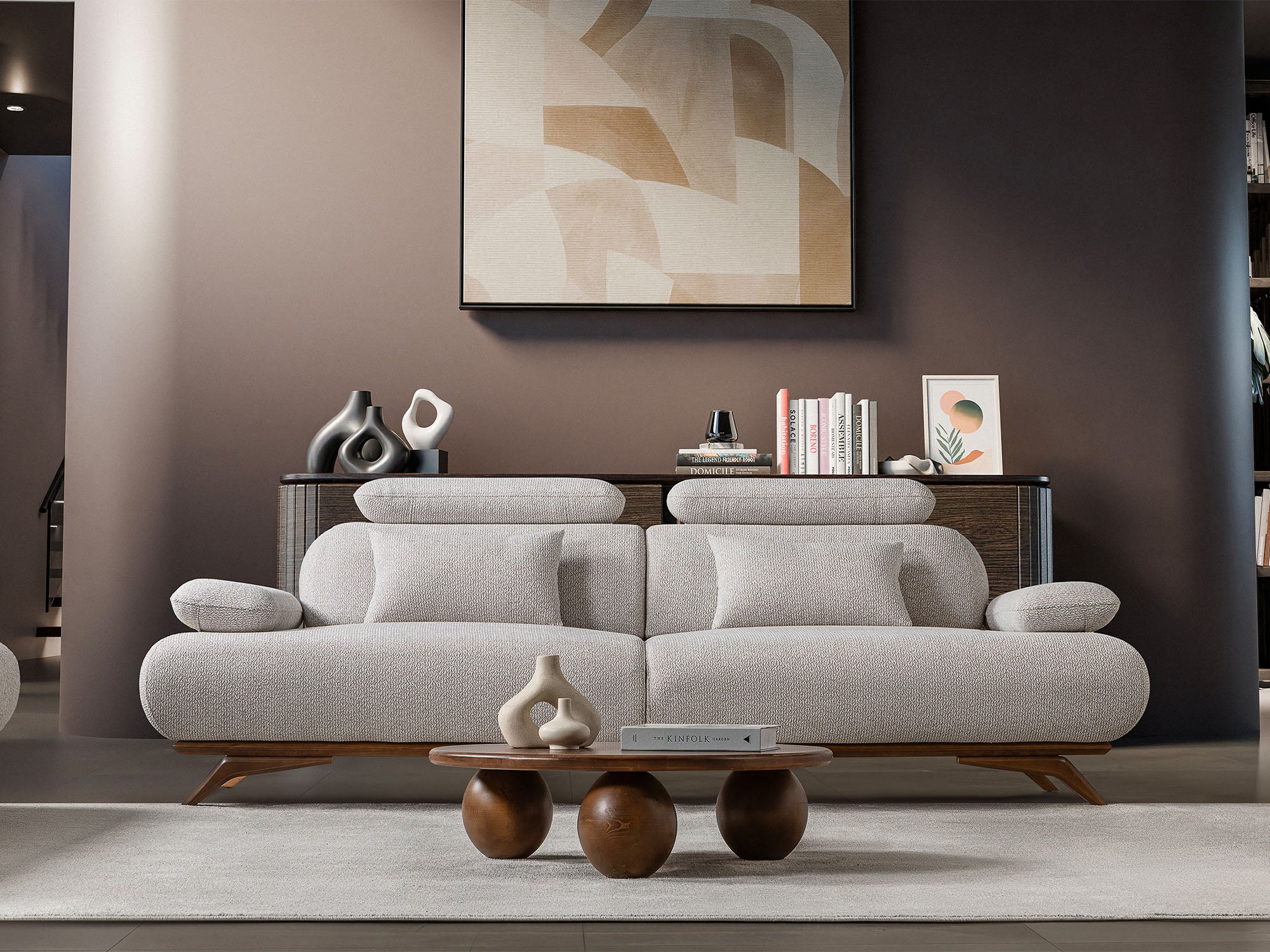 Monza 3-pieces (Sofa & Loveseat & Chair) Livingroom Set