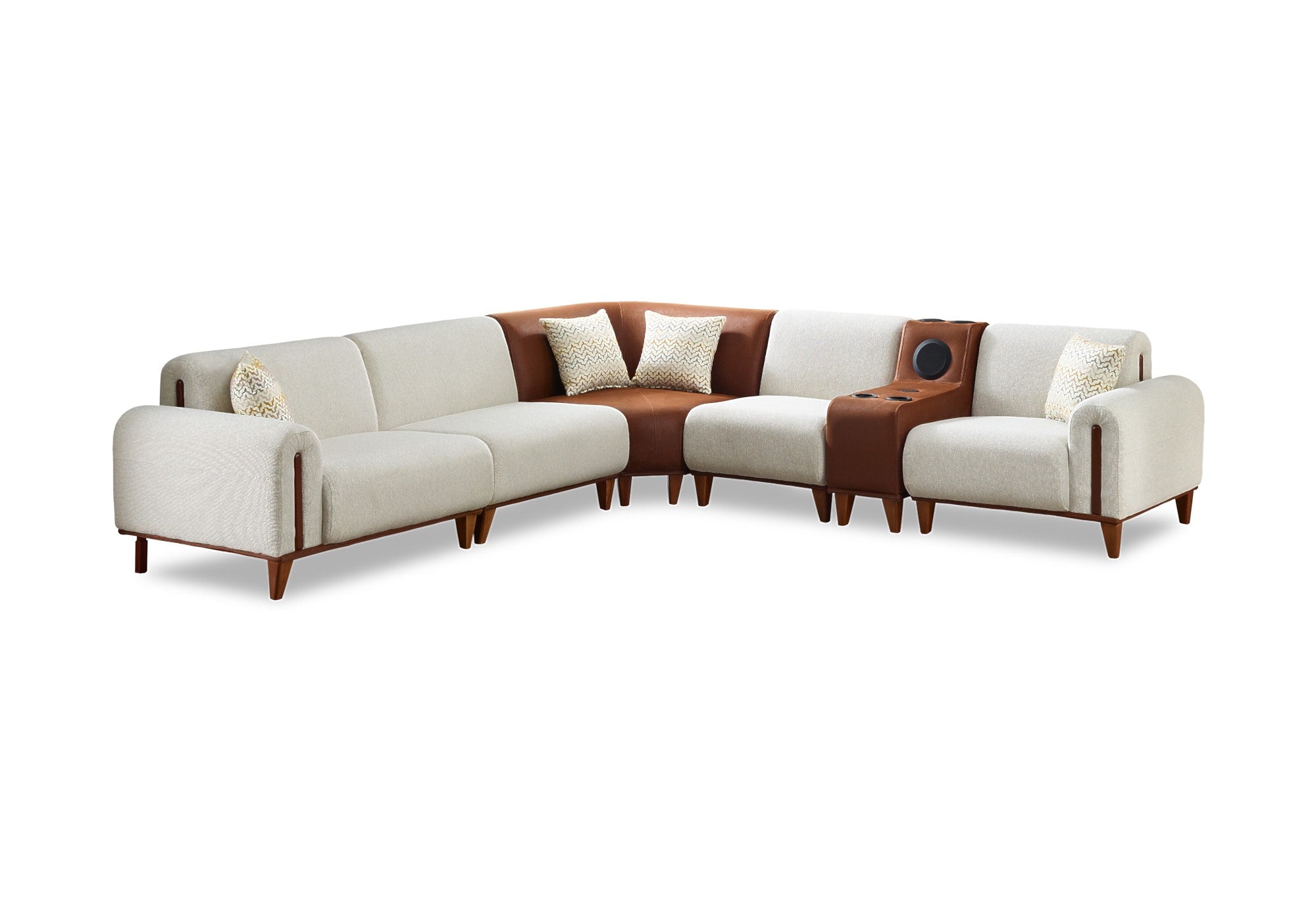 Mustang Sectional Cream