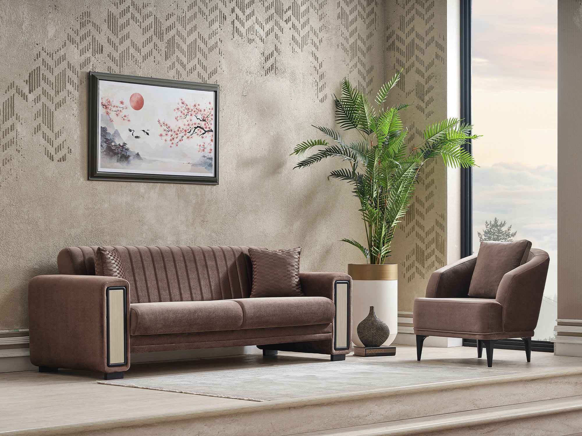 Nefes 3-pieces (Sofa & Loveseat & Chair) Livingroom