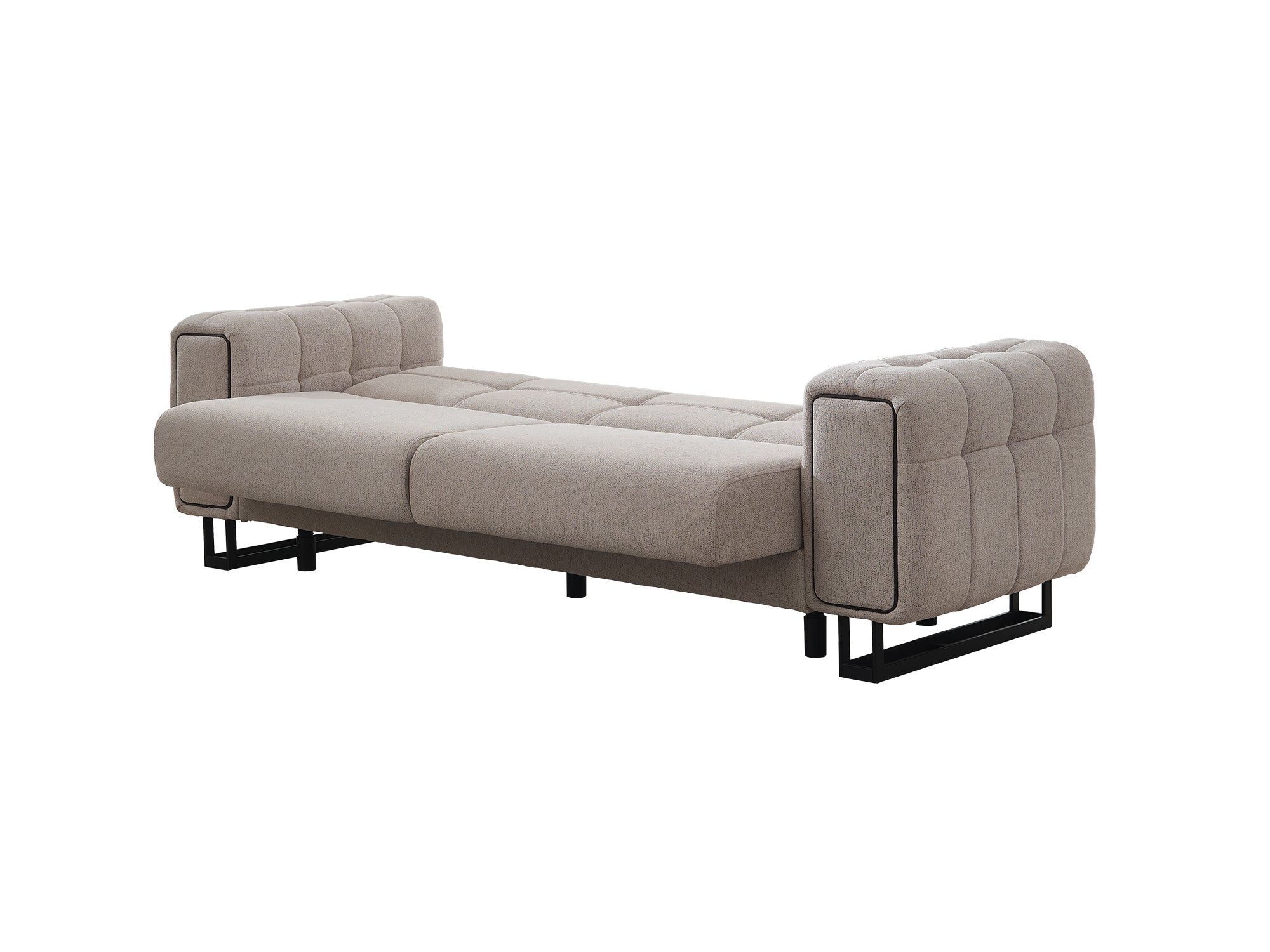 Nero Convertible Sofa Light Grey