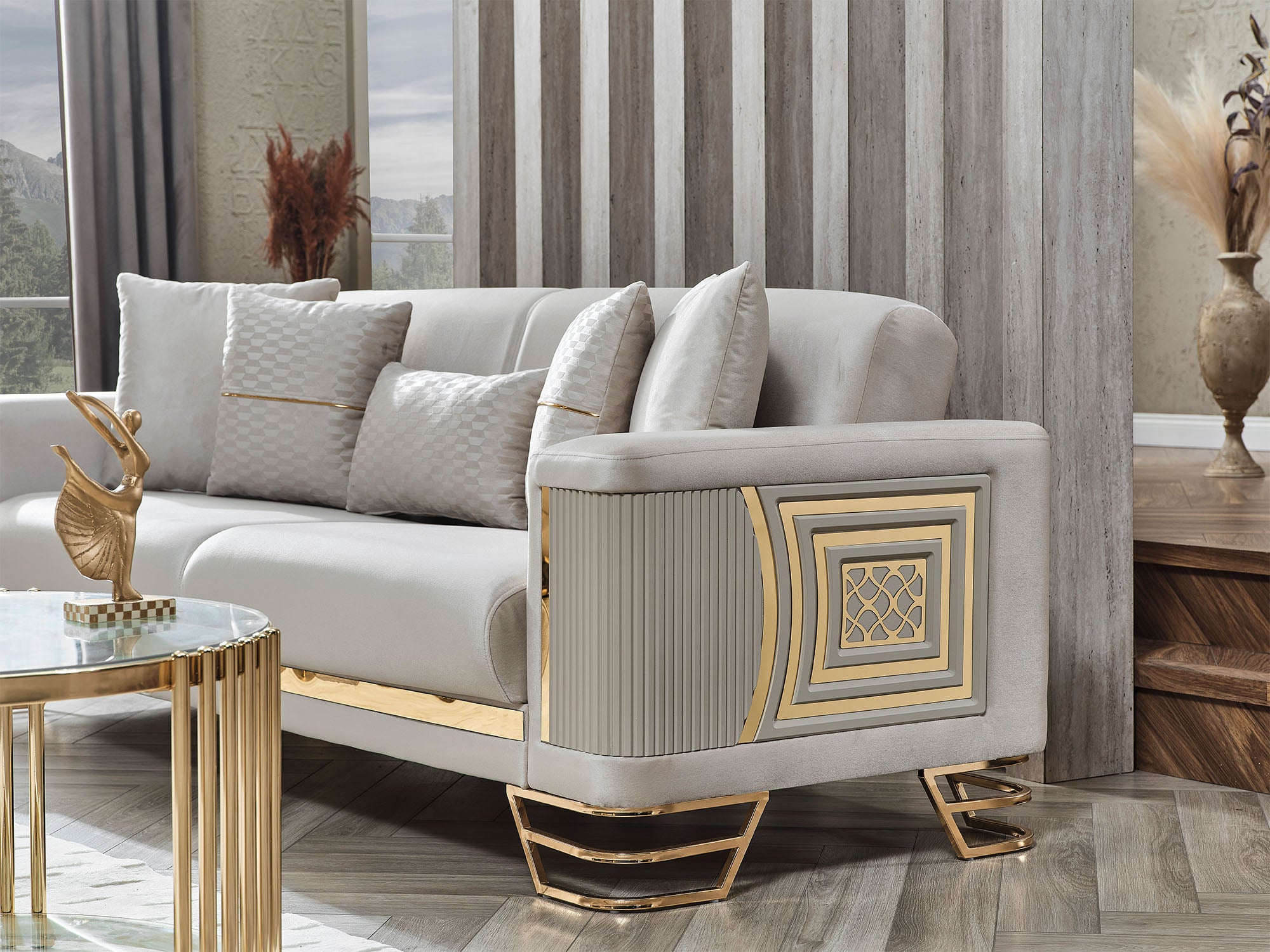 Neva 3-pieces (Sofa & Loveseat & Chair) Livingroom