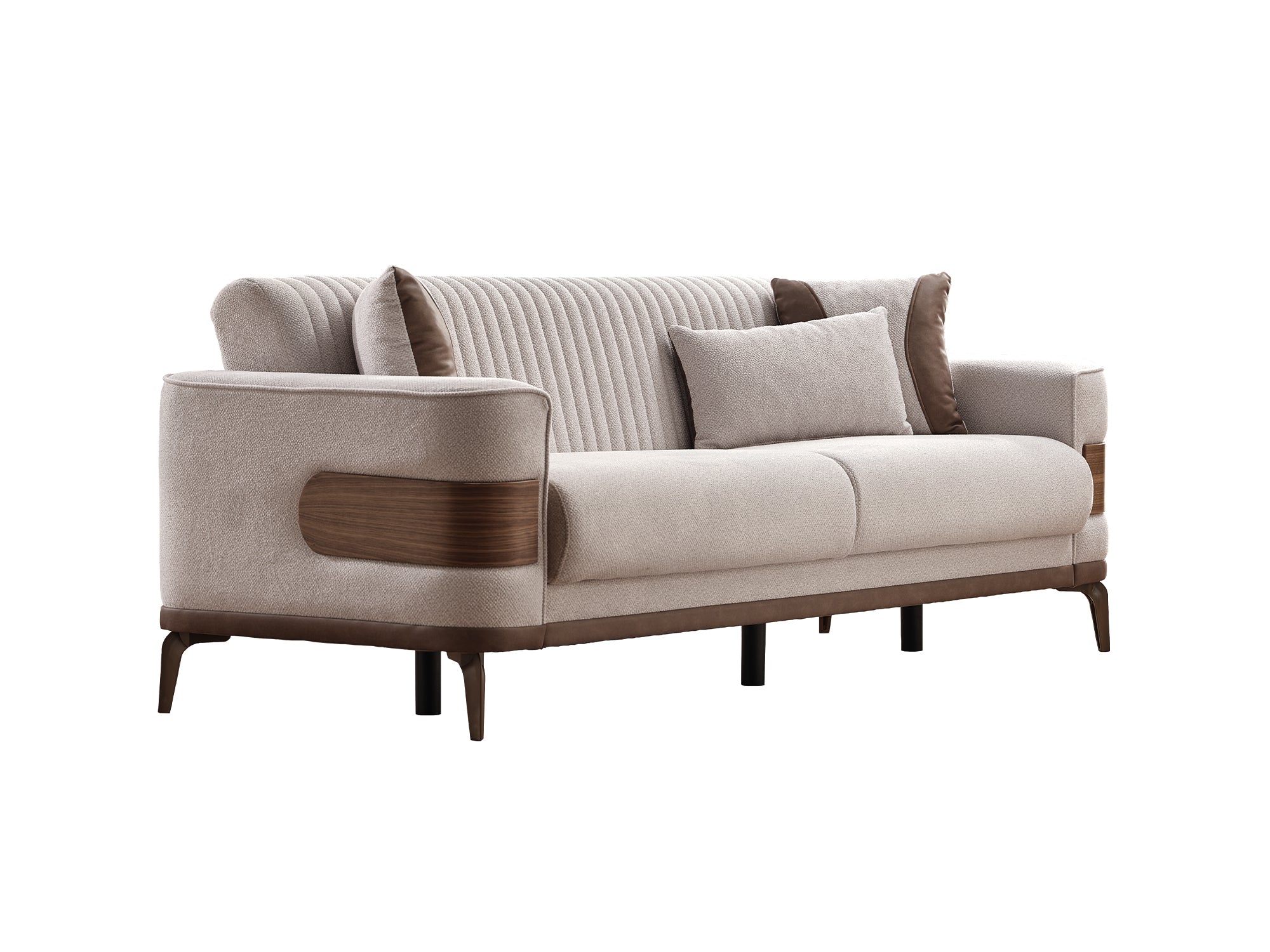 New Mood Convertible Sofa Cream