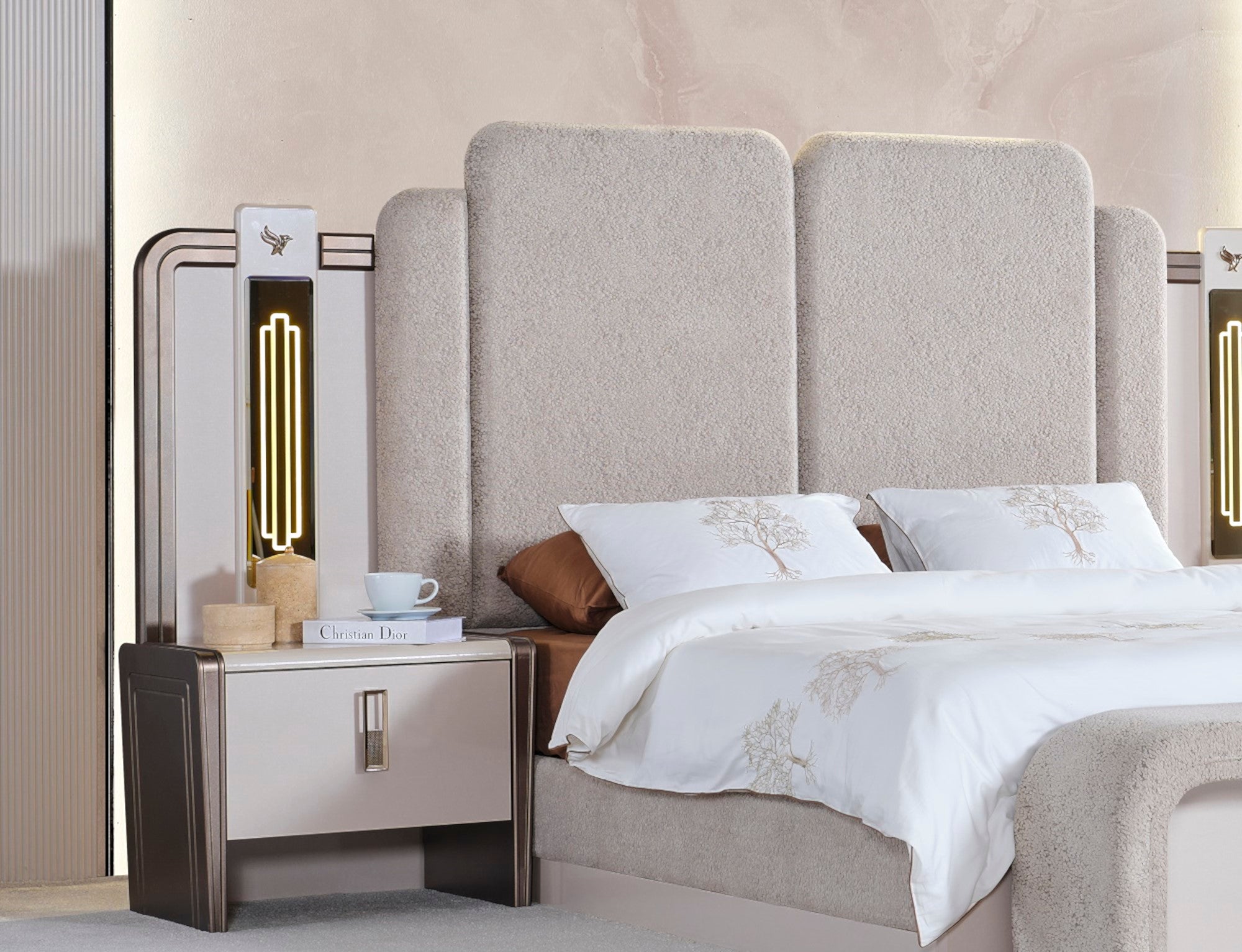 Nirvana Bed Frame With Headboard