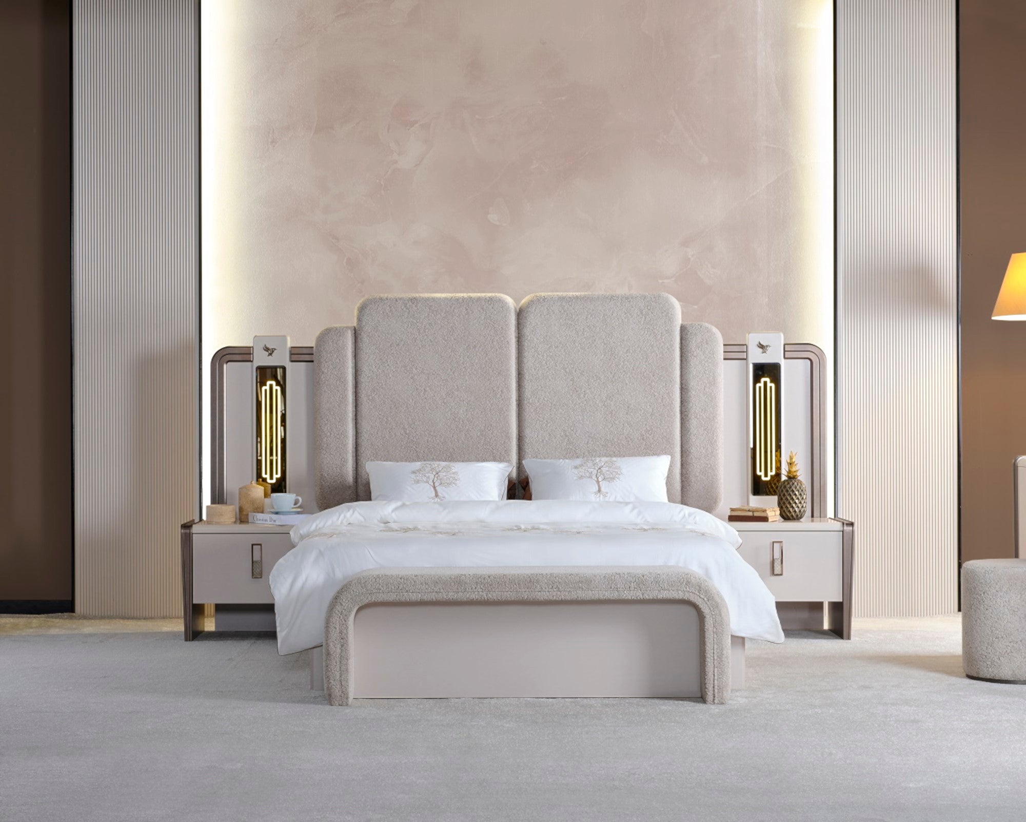 Nirvana Bed Frame With Headboard