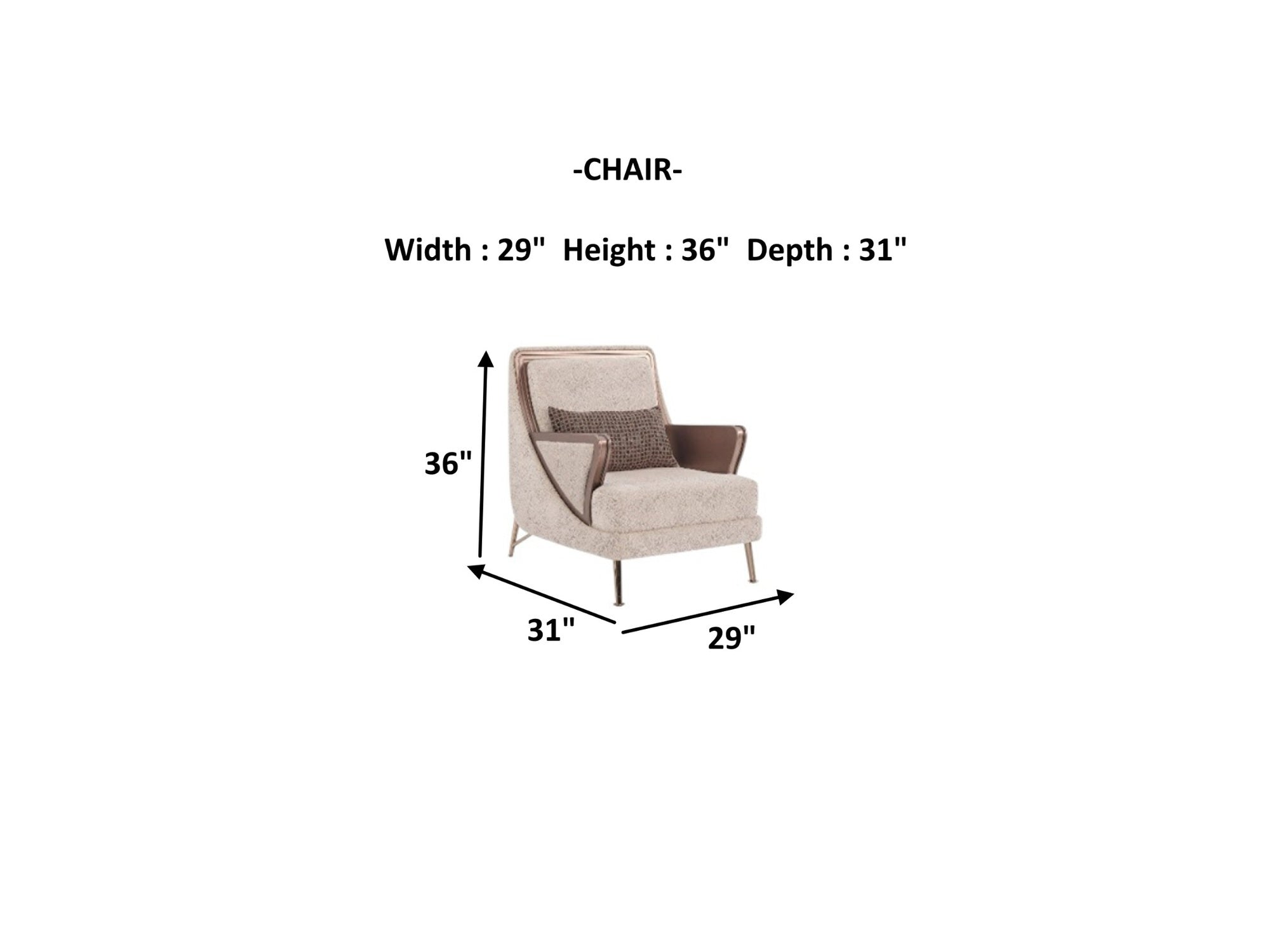 Nirvana Stationary Livingroom (2 4 Seat Sofa & 2 Chair) Beige