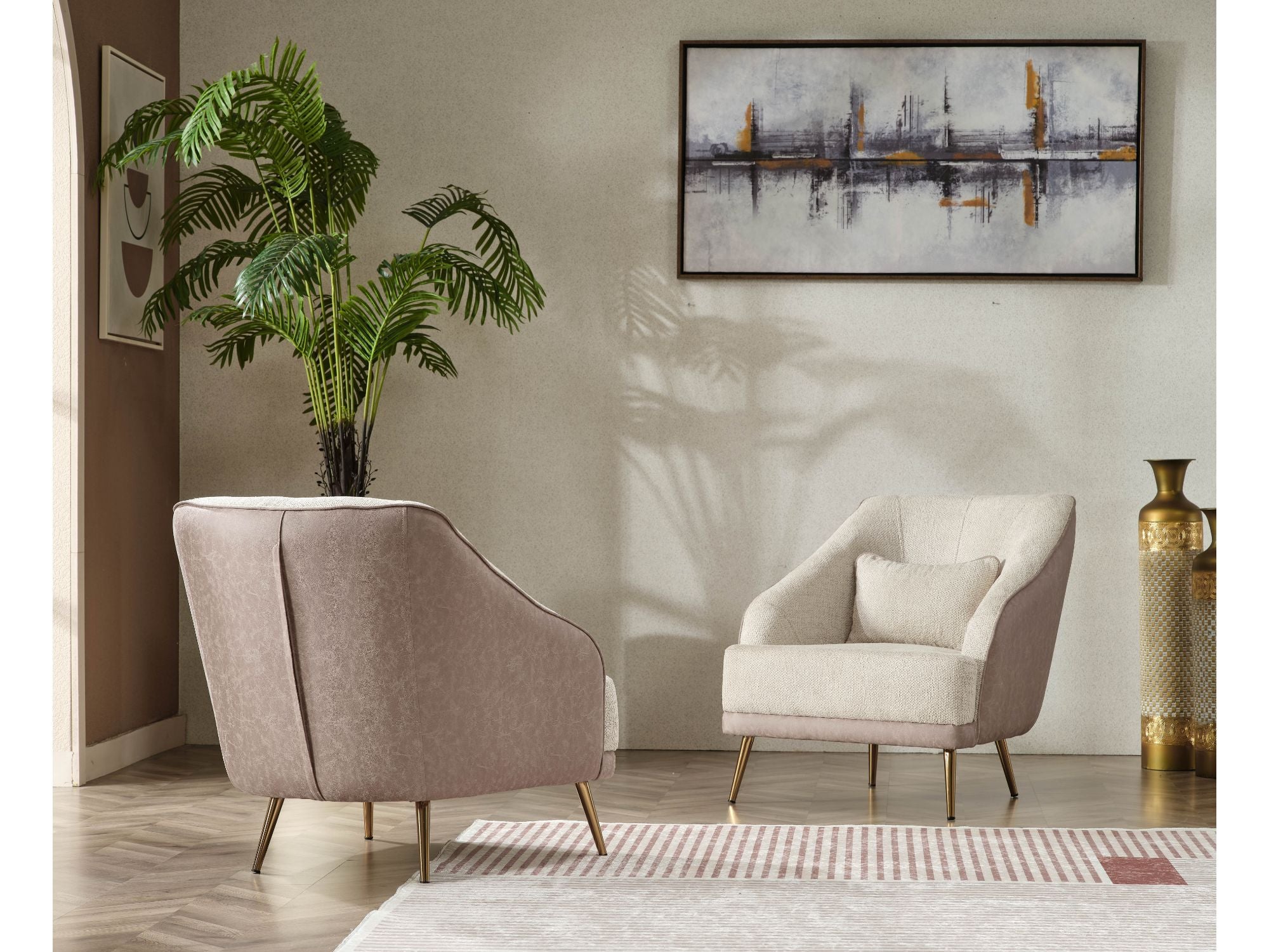 Odessa Convertible Livingroom Set (2 Sofa & 2 Chair)