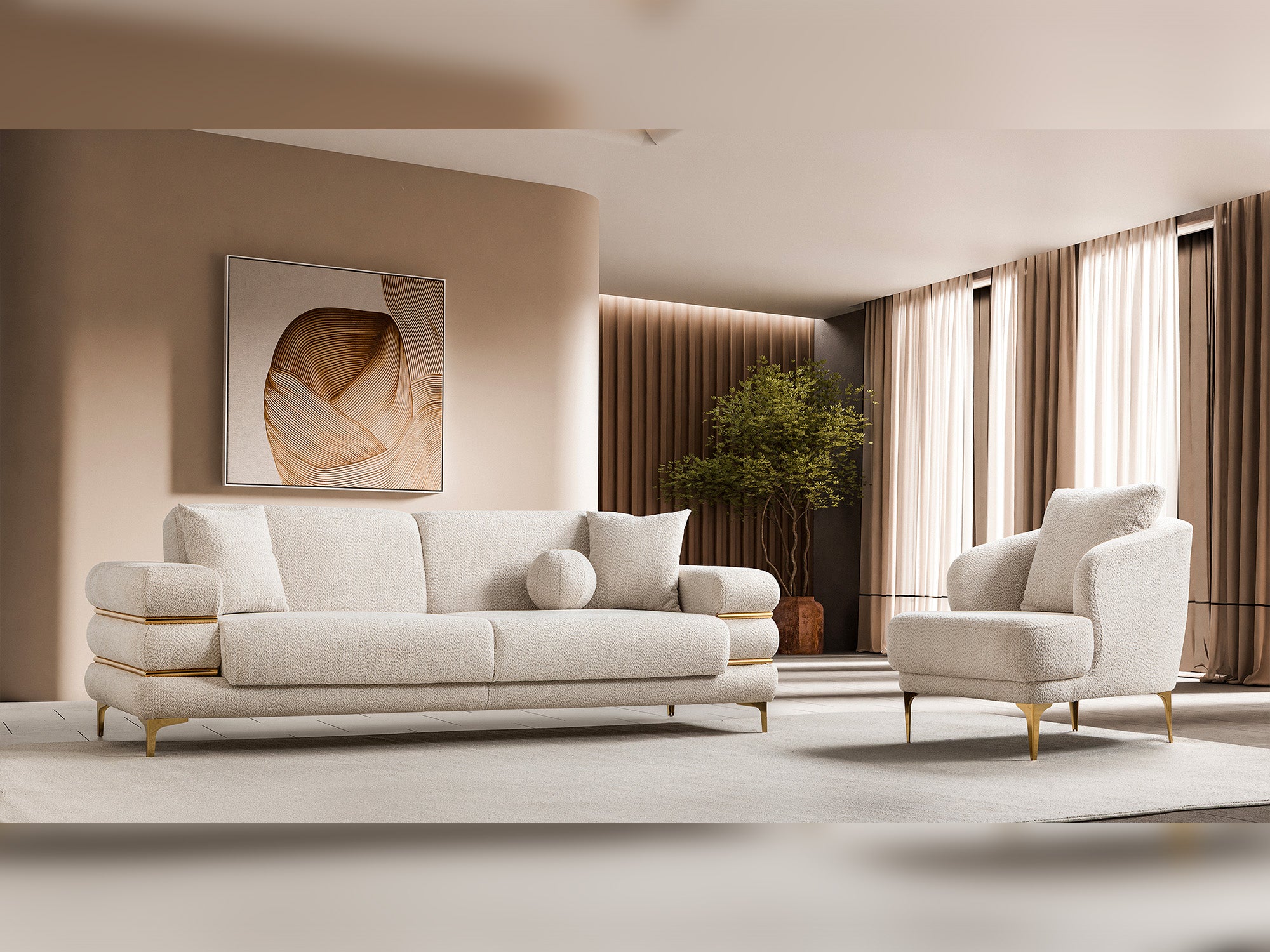 Odessa Convertible Loveseat