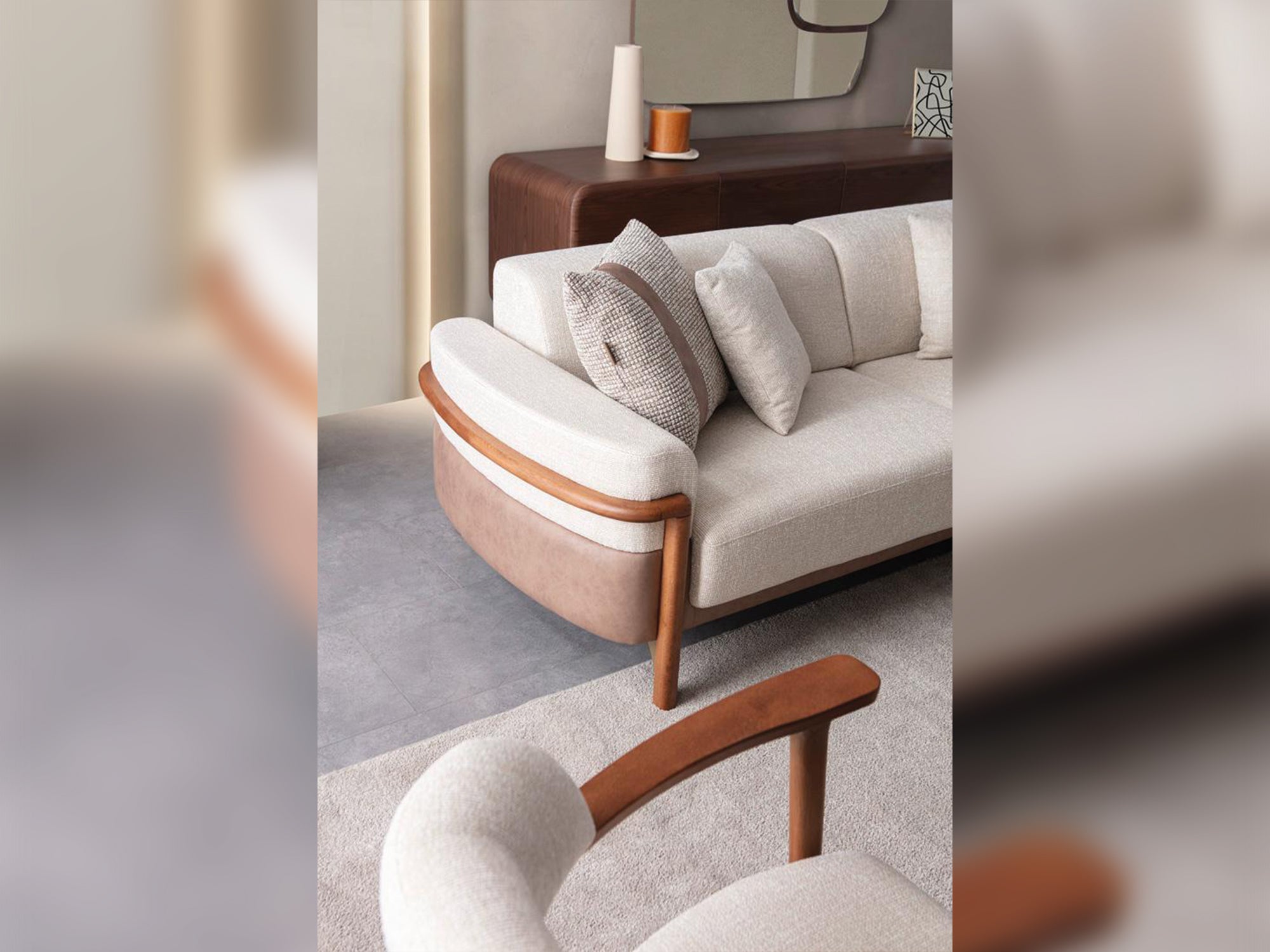 Odin Convertible 3 Seater Sofa Cream