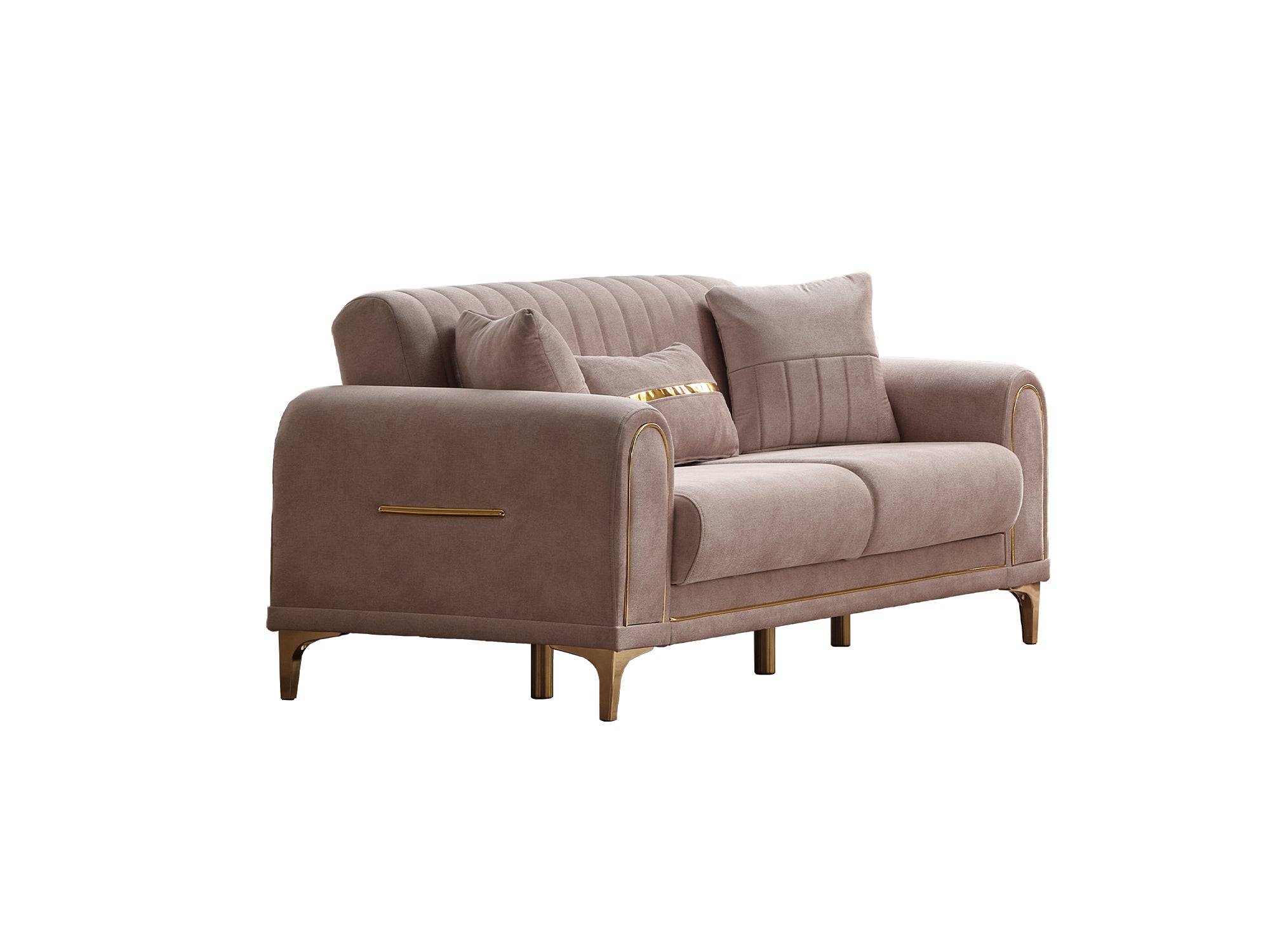 Orion Convertible Loveseat Cream