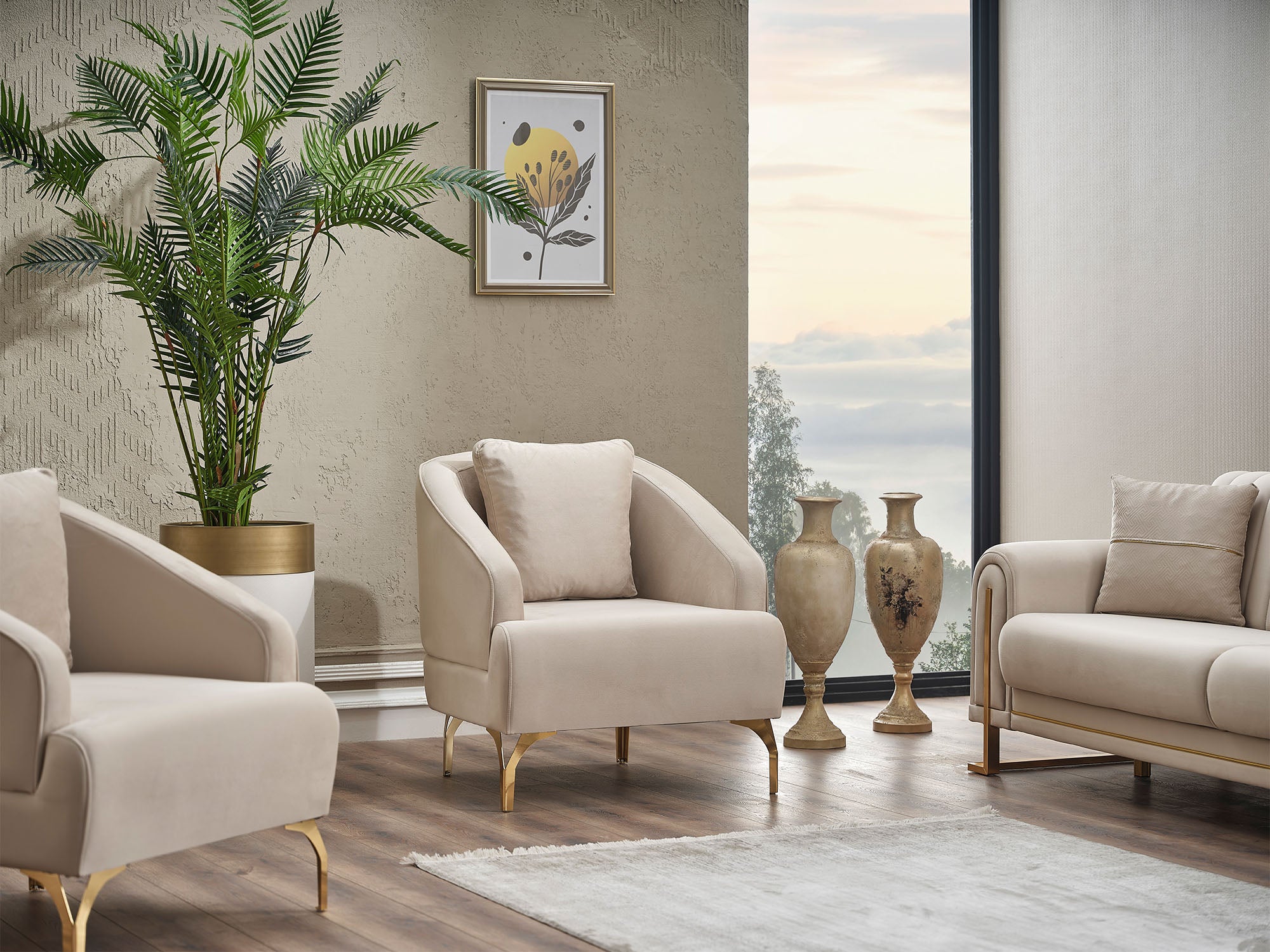 Oscar 3-pieces (Sofa & Loveseat & Chair) Livingroom