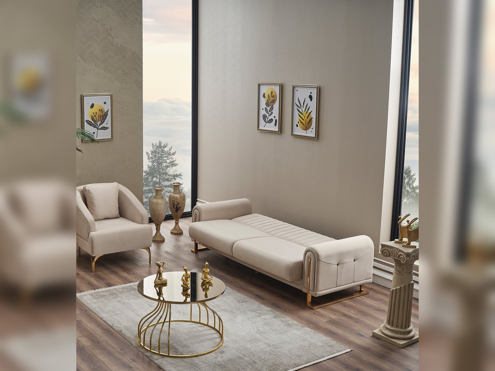 Oscar 3-pieces (Sofa & Loveseat & Chair) Livingroom