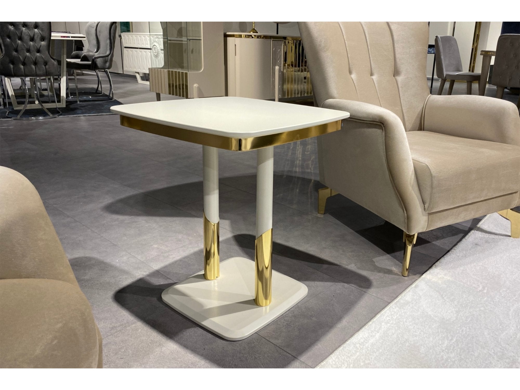 Pırlanta Diningroom Set (Table & 6 Chair & Console With Mirror)