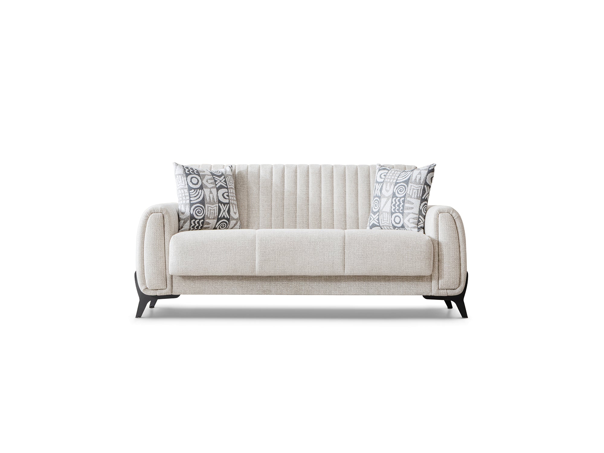 Palermo Convertible Loveseat Cream