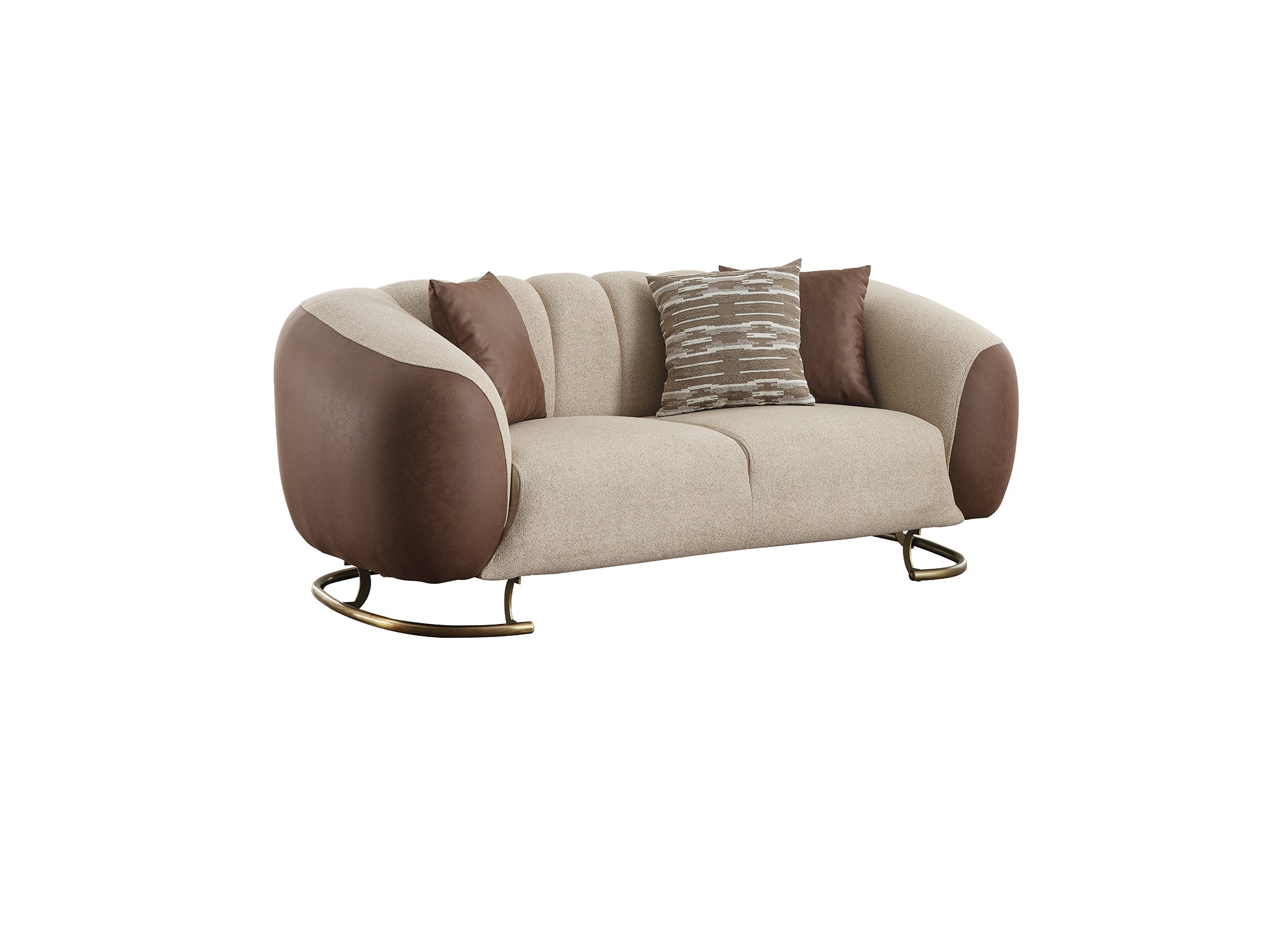 Palmera Stationary Loveseat Cream