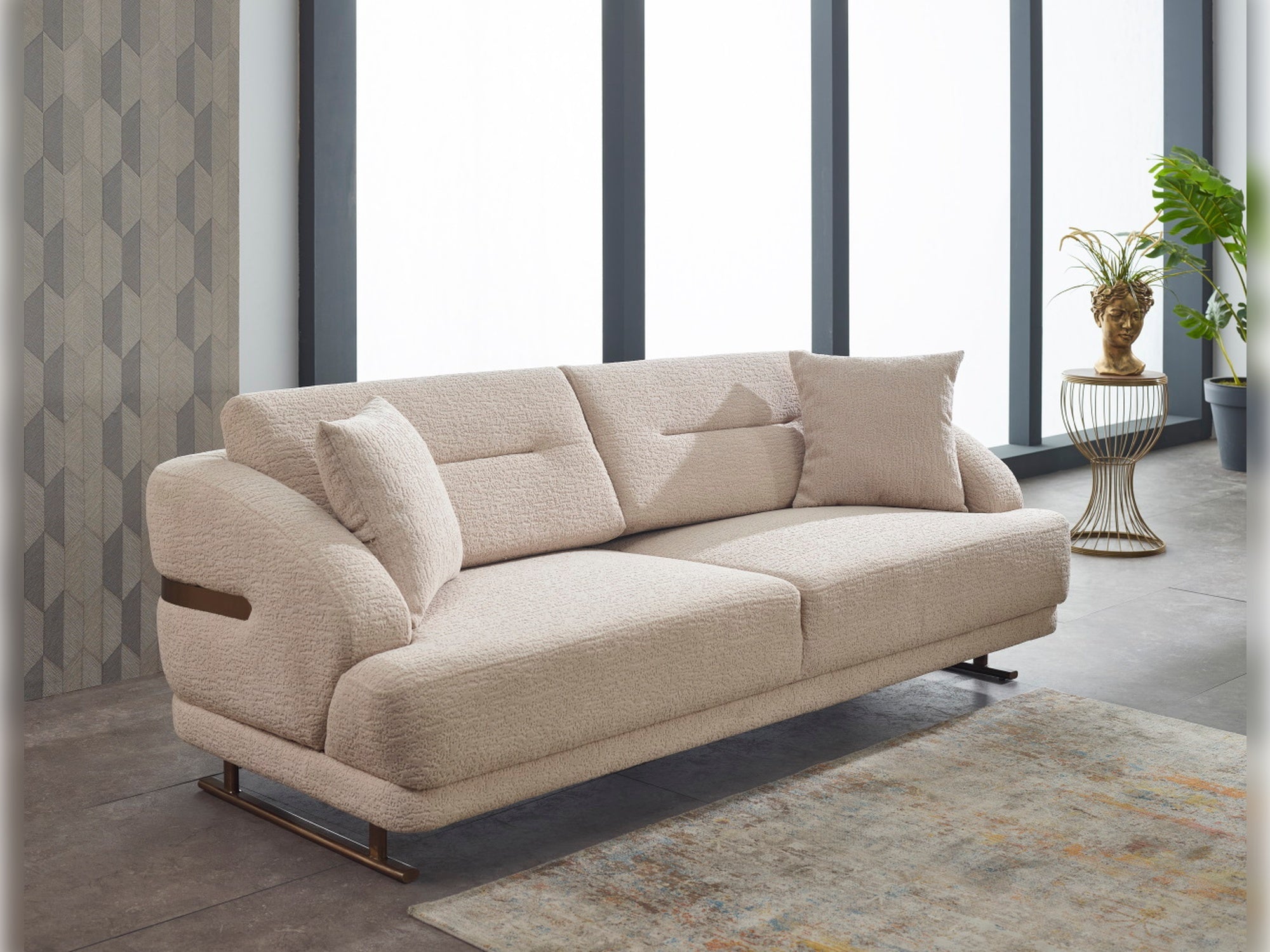 Panamera Stationary Livingroom Set (2 Sofa & 2 Chair)