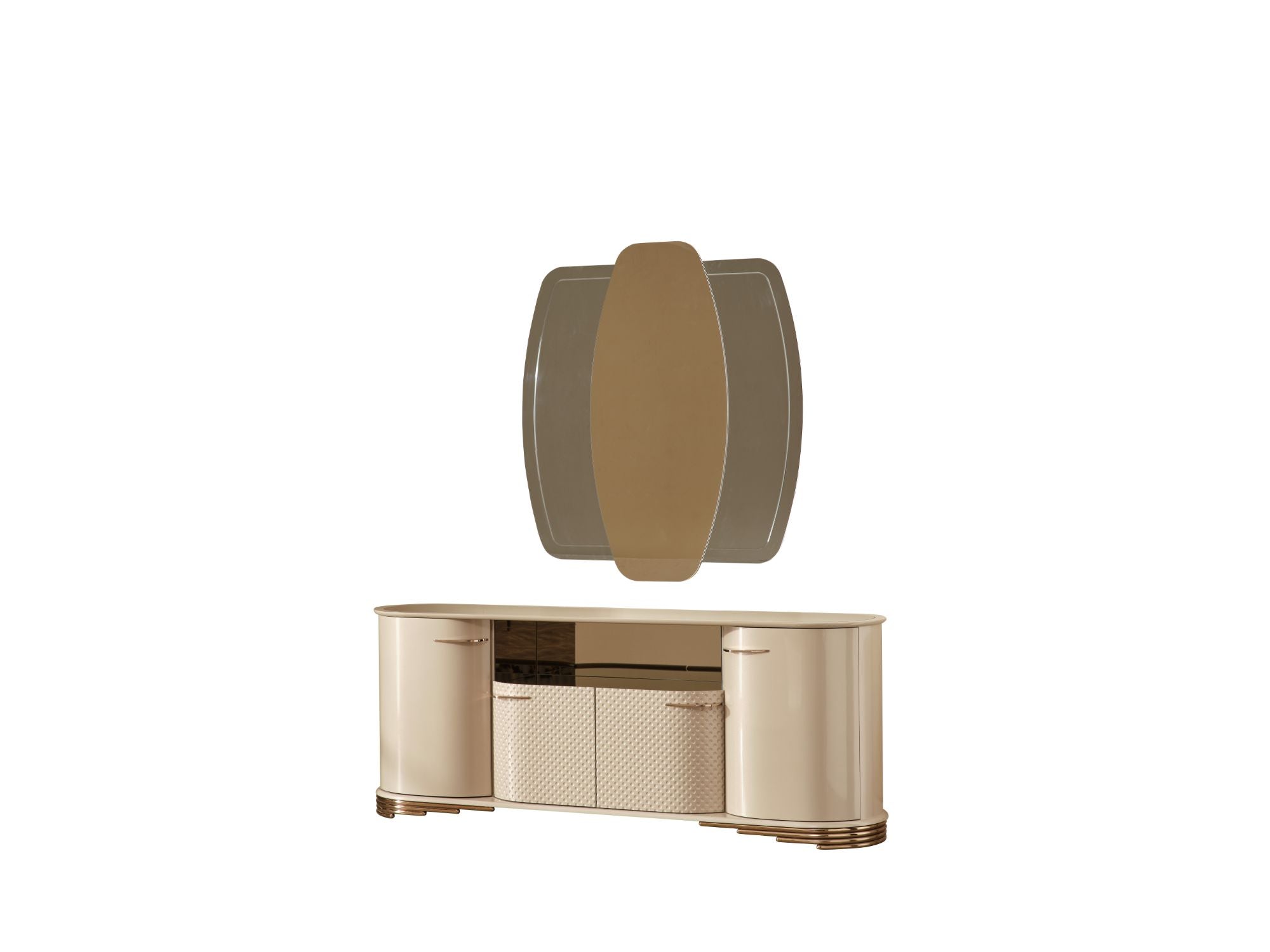 Paris Diningroom (Consol With Mirror & Dining Table & 6 Dining Chair)