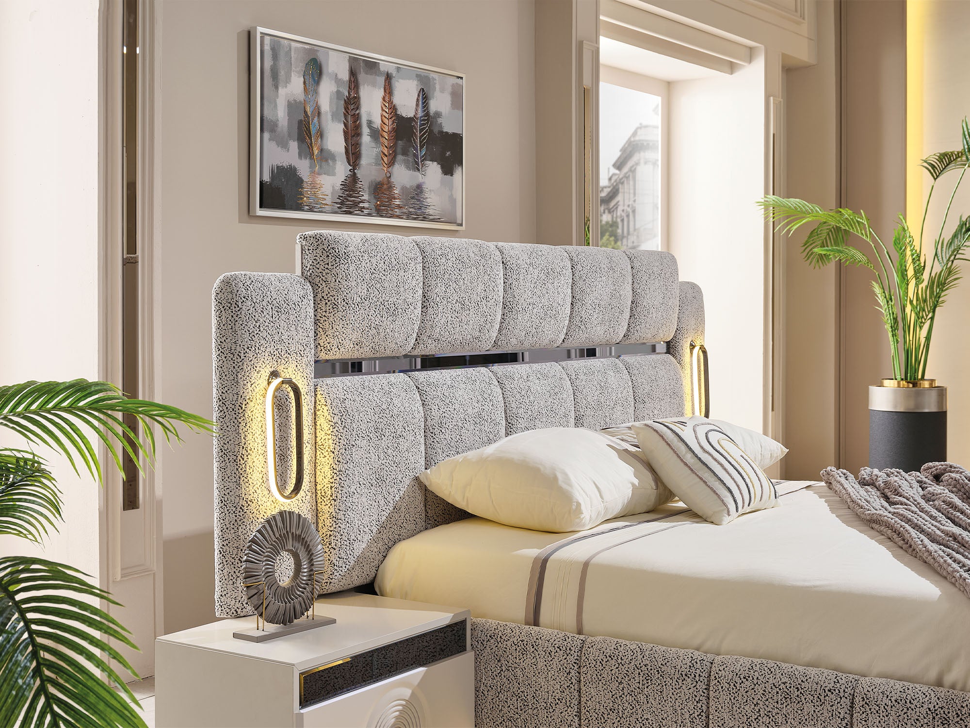 Parma Bed Frame With Headboard