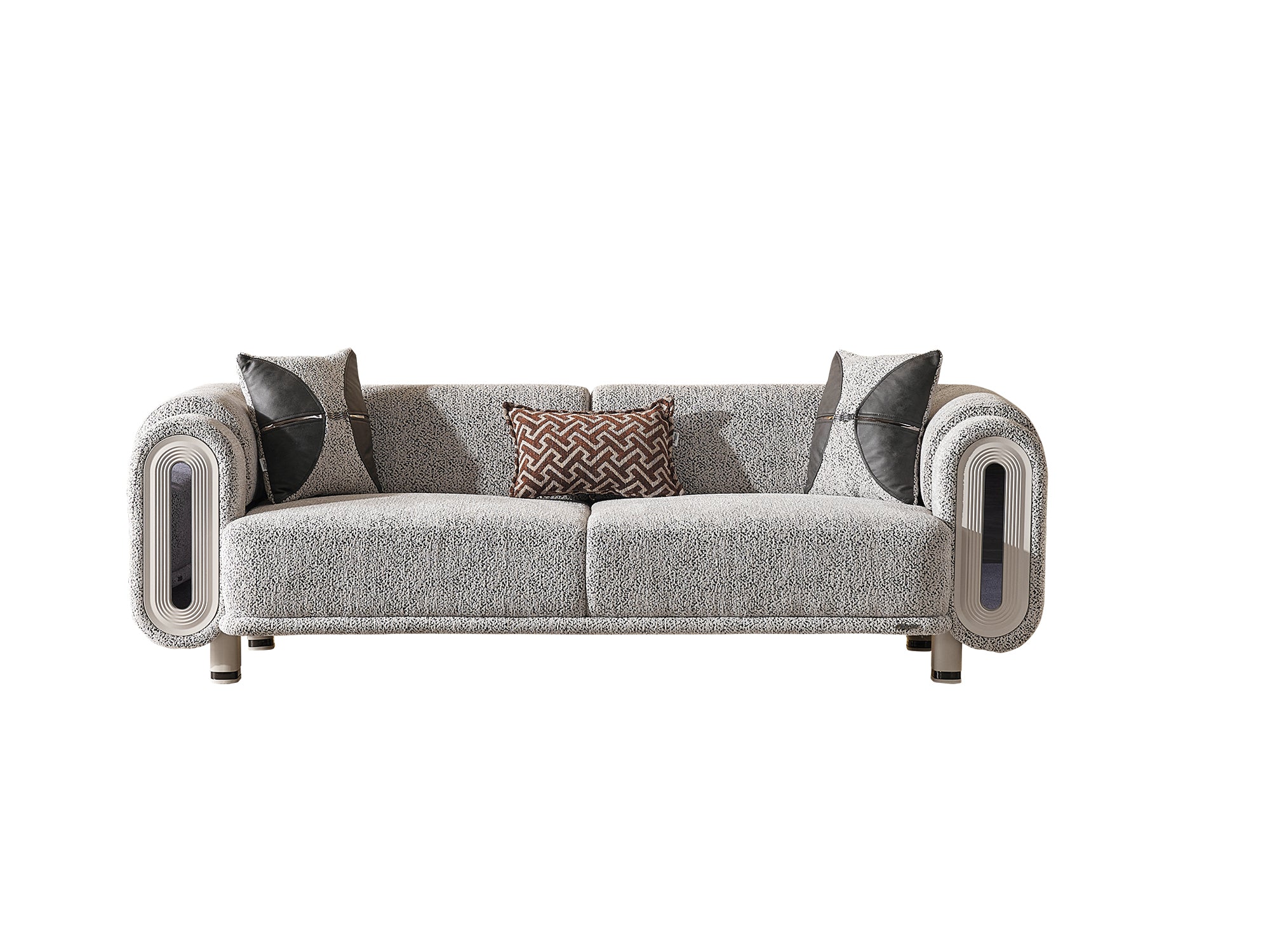 Parma Convertible Sofa Light Grey