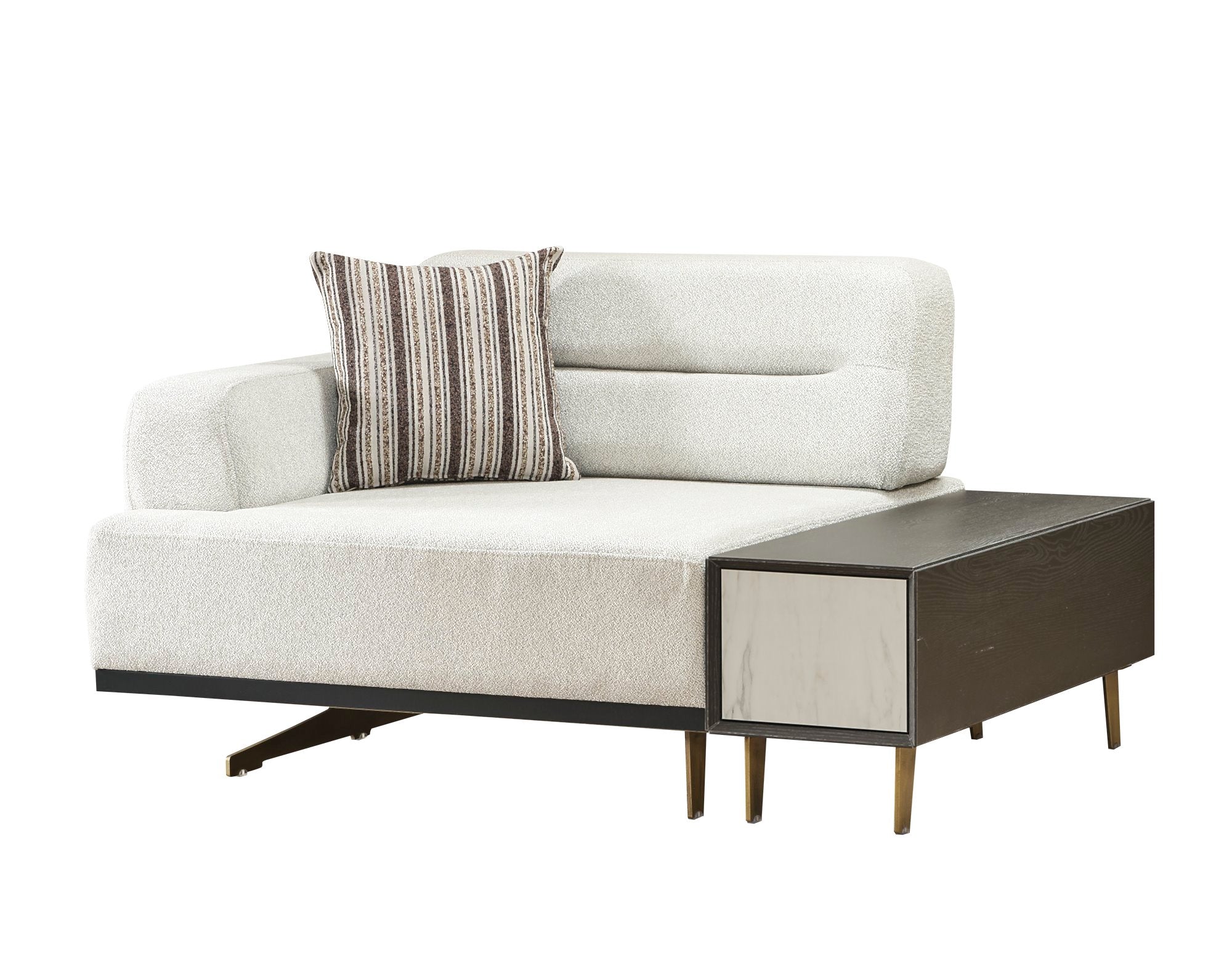 Pendik Convertible Livingroom Set (1 Sofa & 1 Module Sofa & 2 Chair)