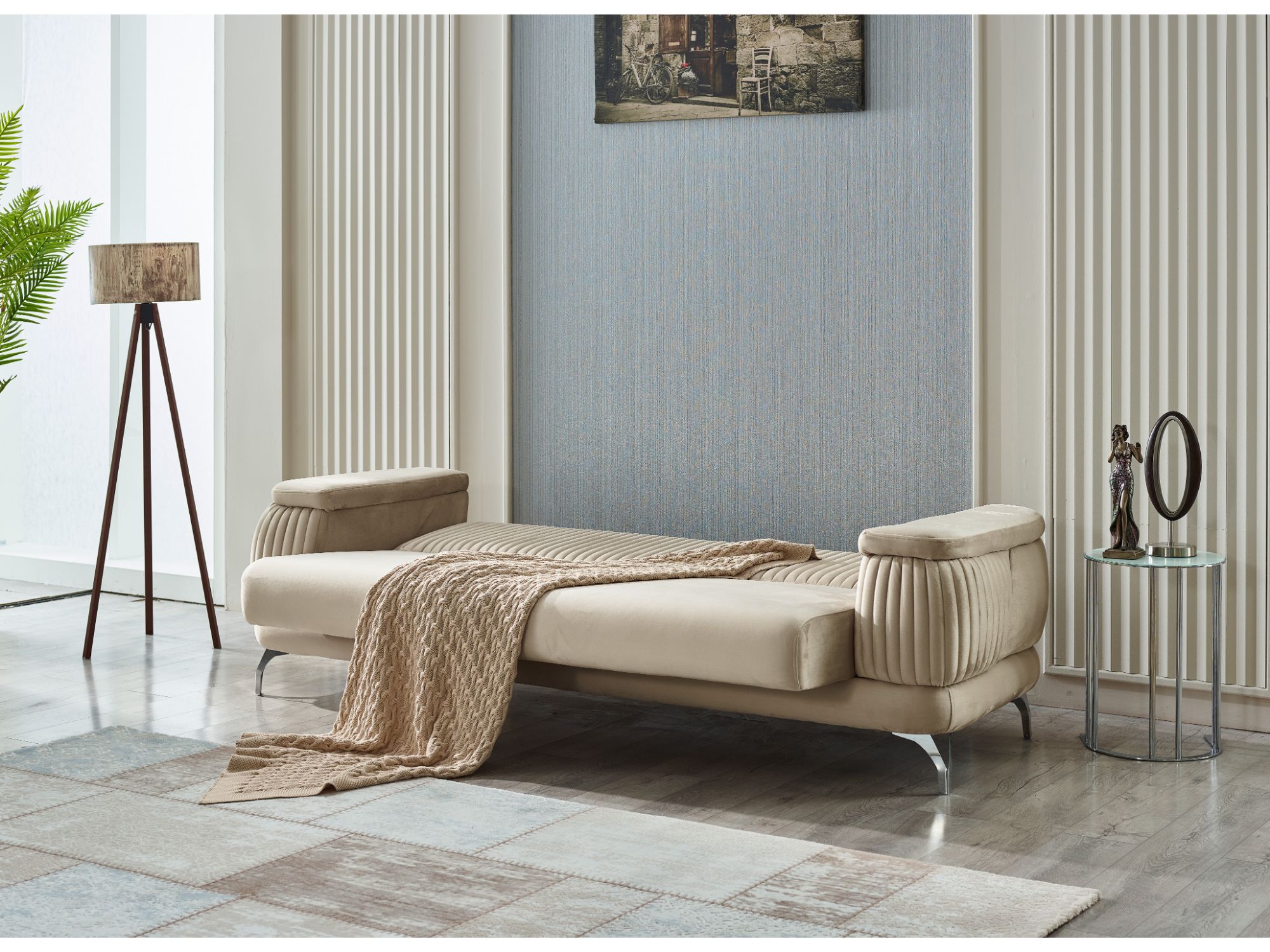 Resital Convertible Sofa Beige