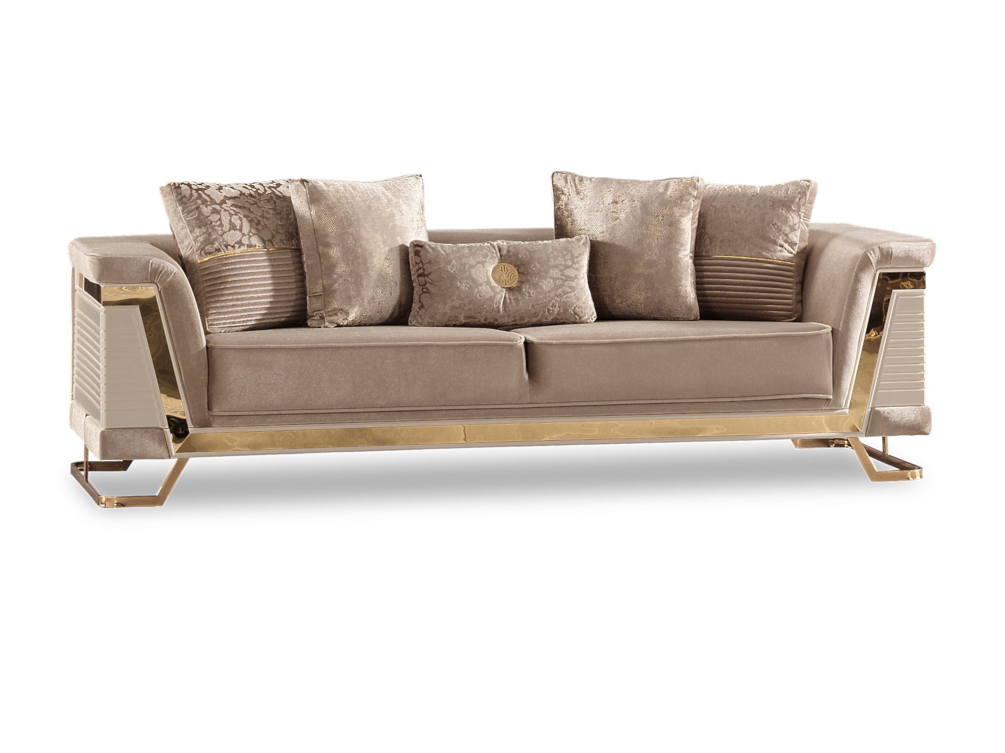 Rixos Stationary Livingroom (2 Sofa & 2 Chair) Beige