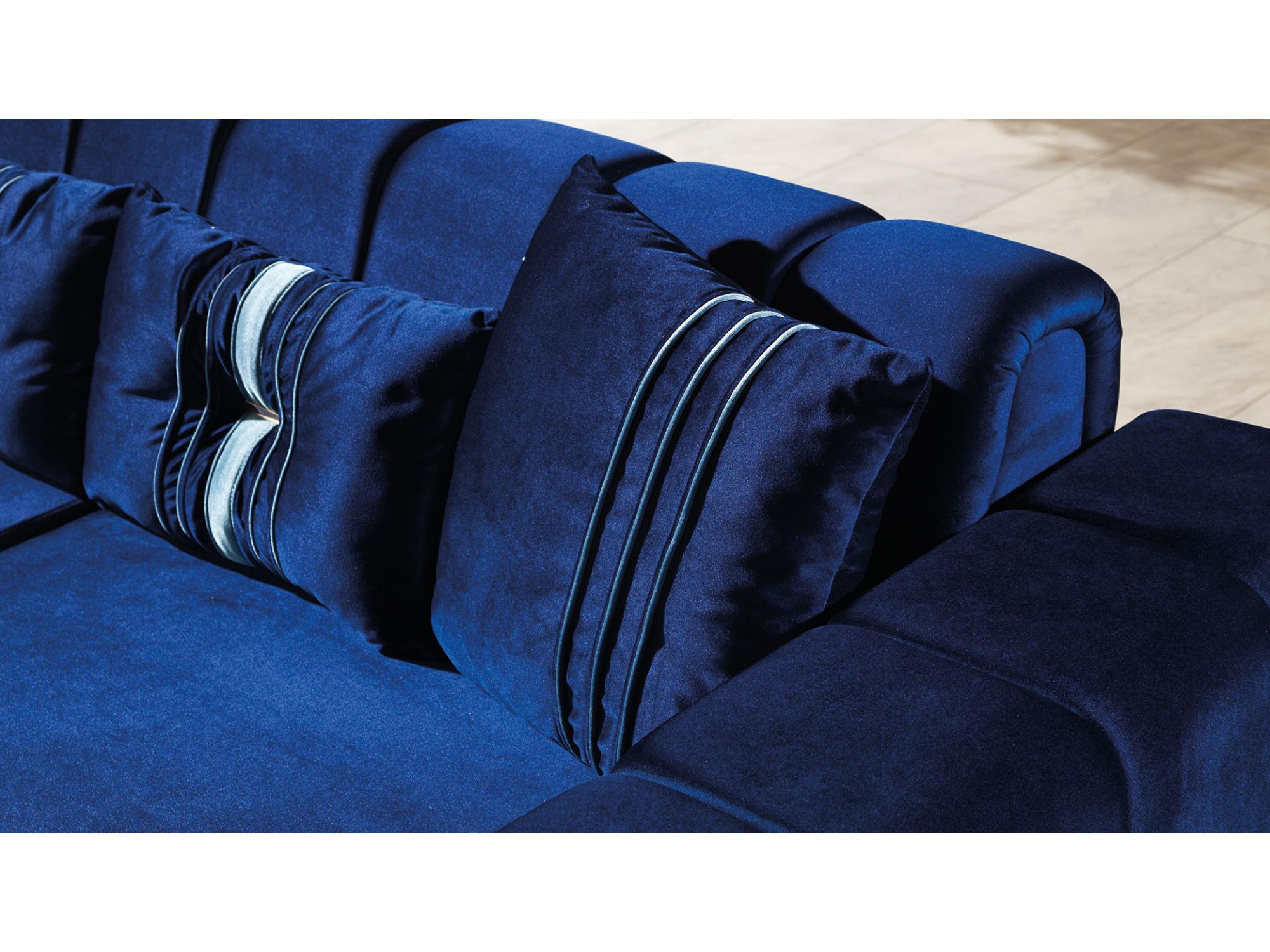 Romance Convertible Sofa Blue