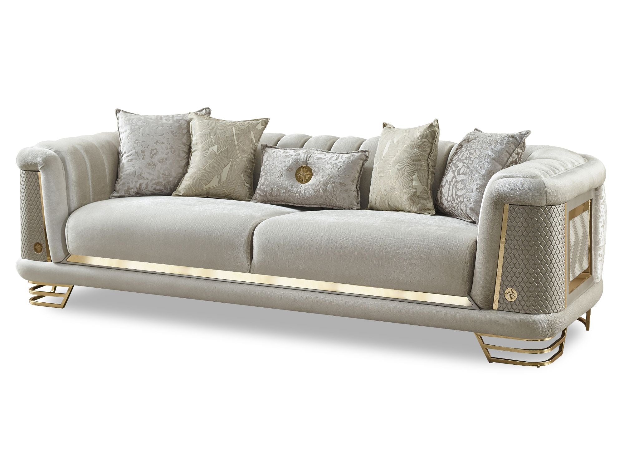 Romans Stationary Sofa Cream