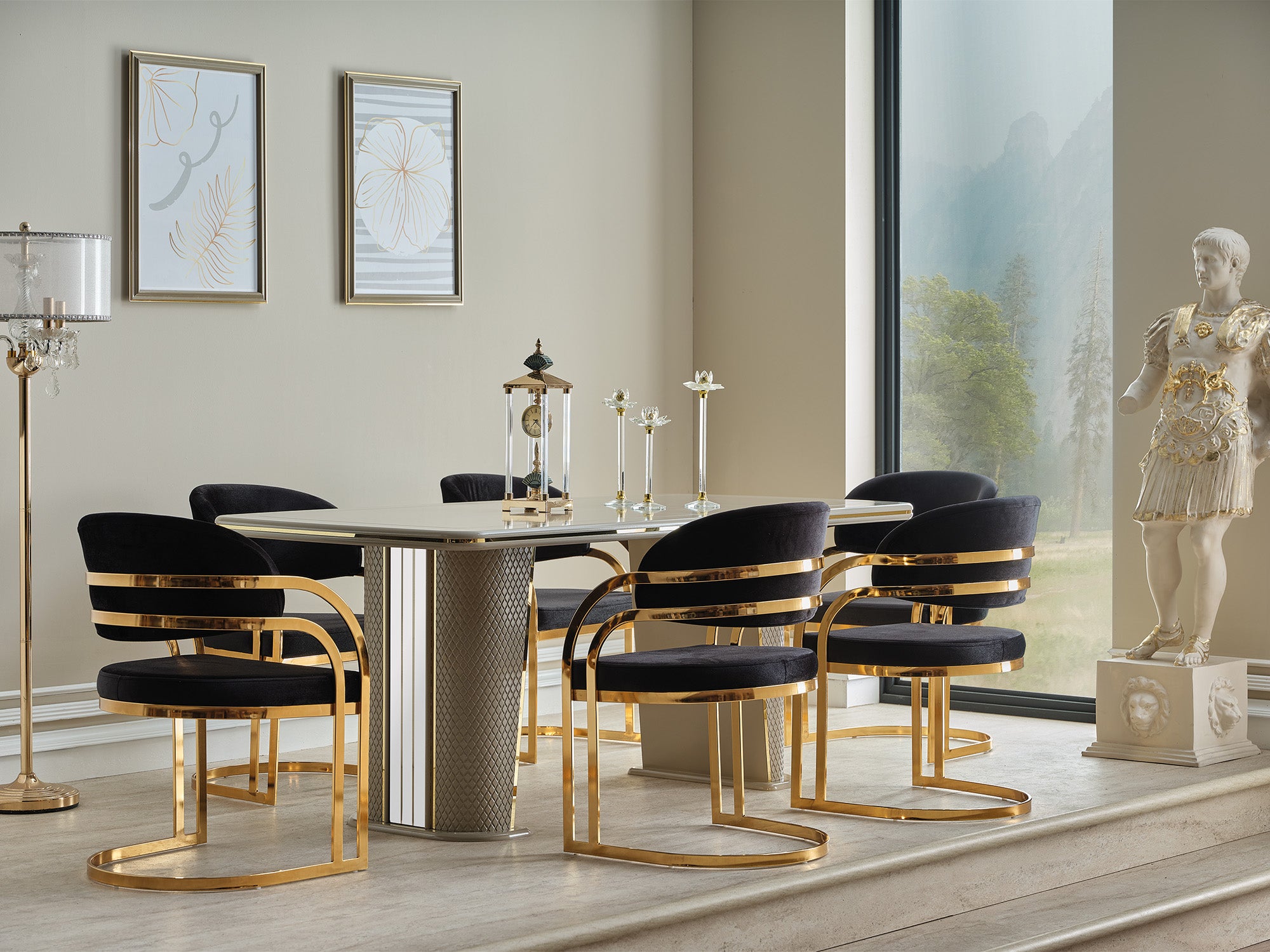 Romans Dining Chair Black