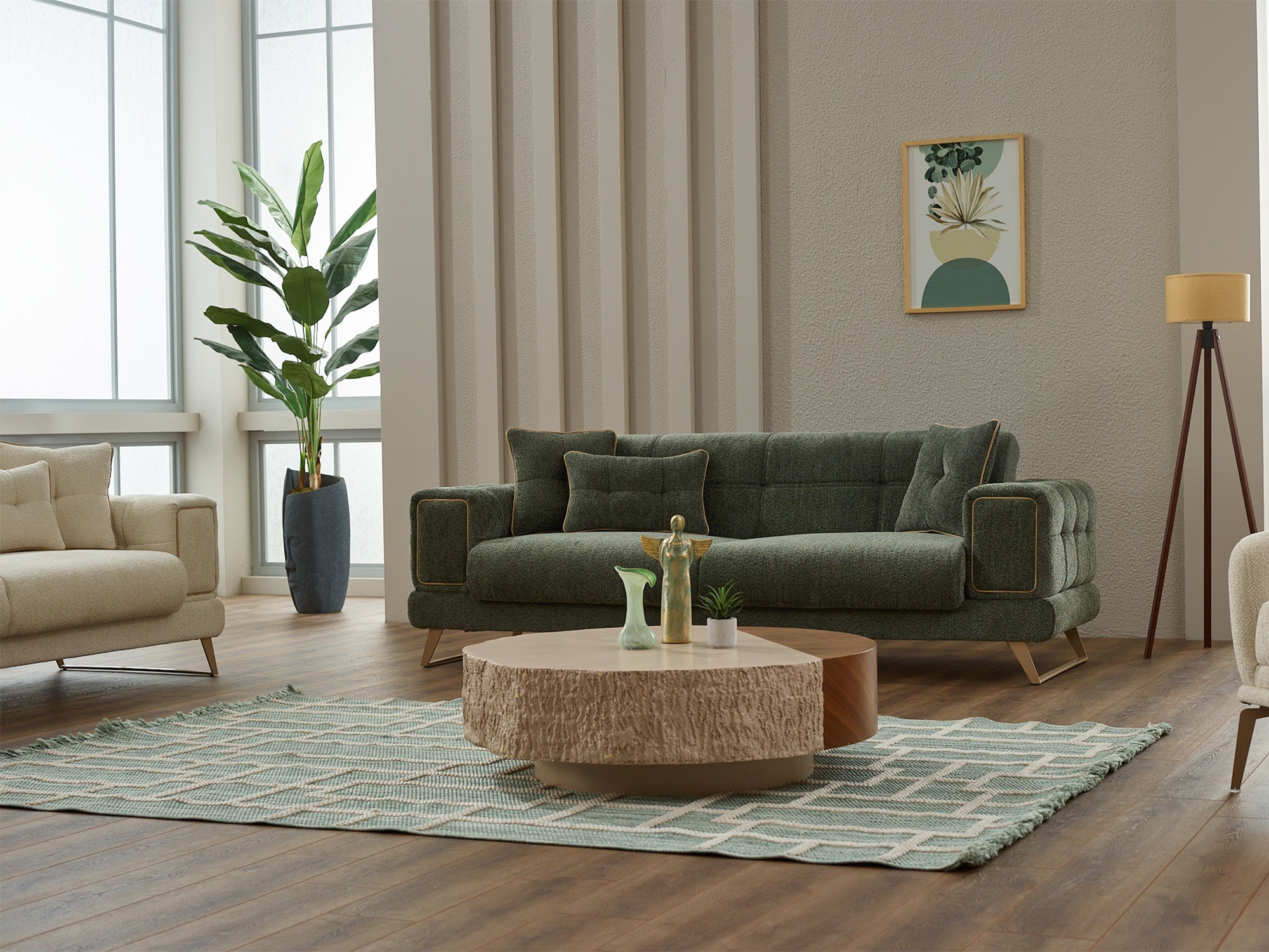 Rose Convertible Loveseat