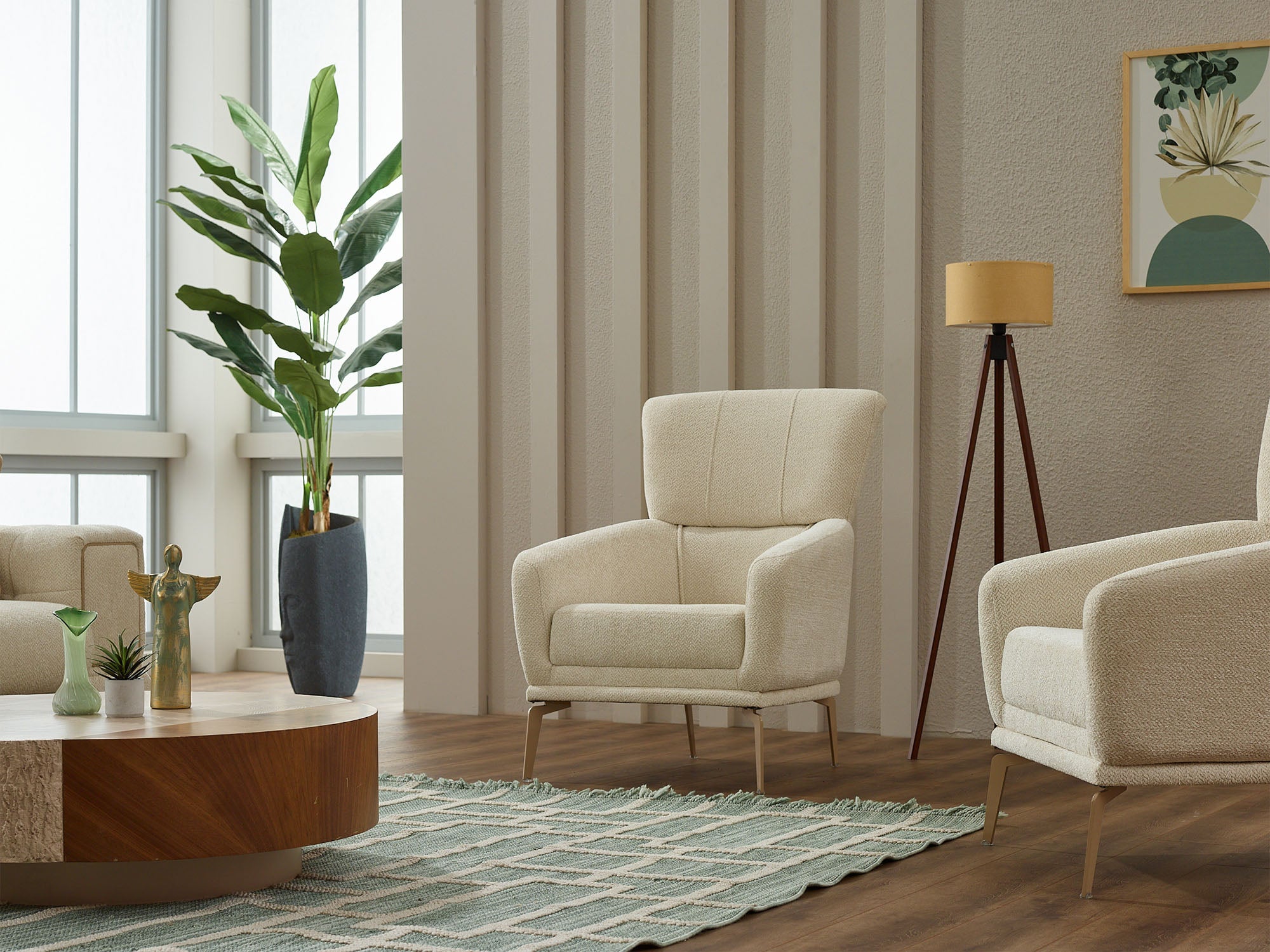 Rose 3-pieces (Sofa & Loveseat & Chair) Livingroom
