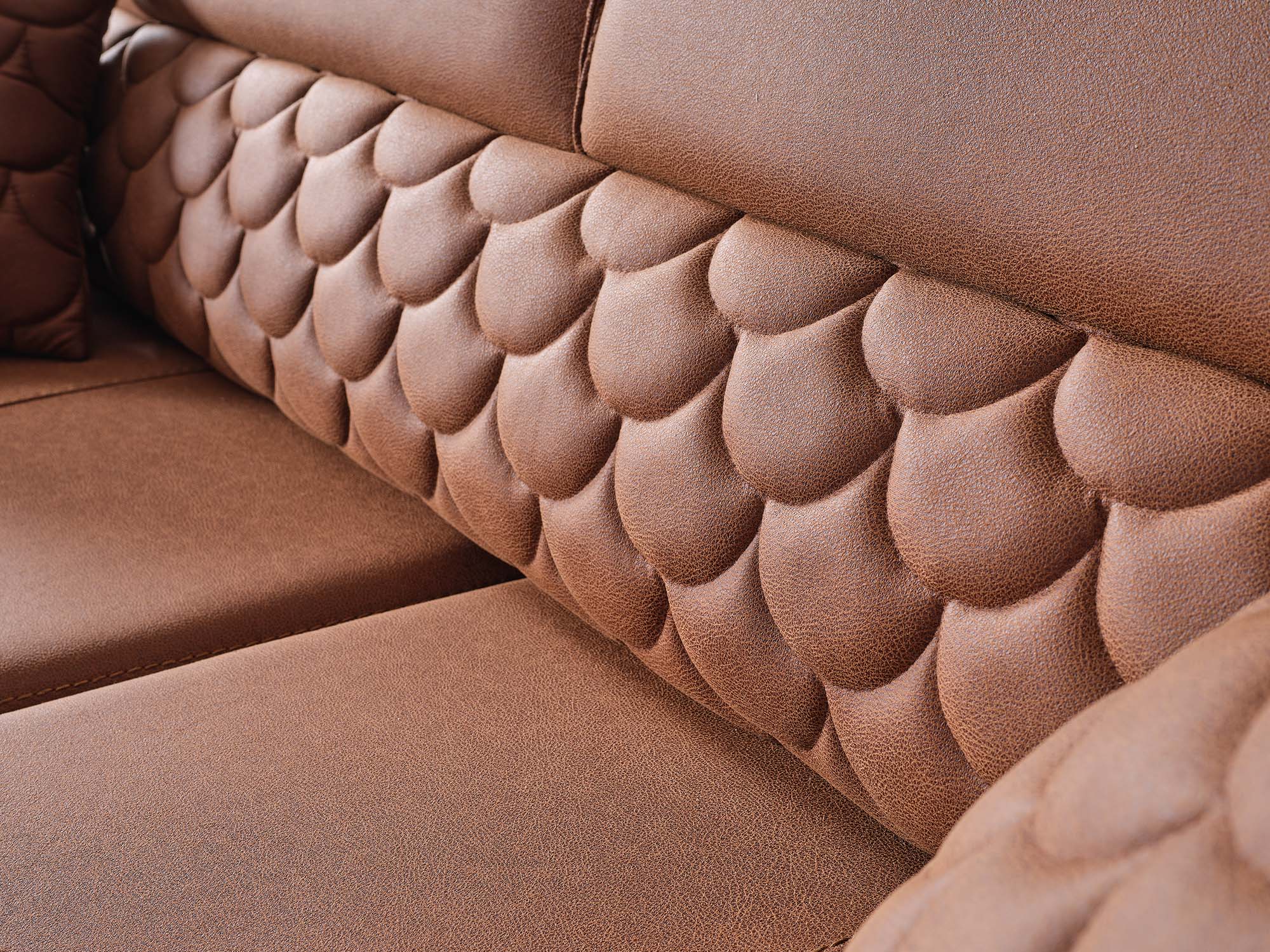 Ruby Convertible Sofa Brick