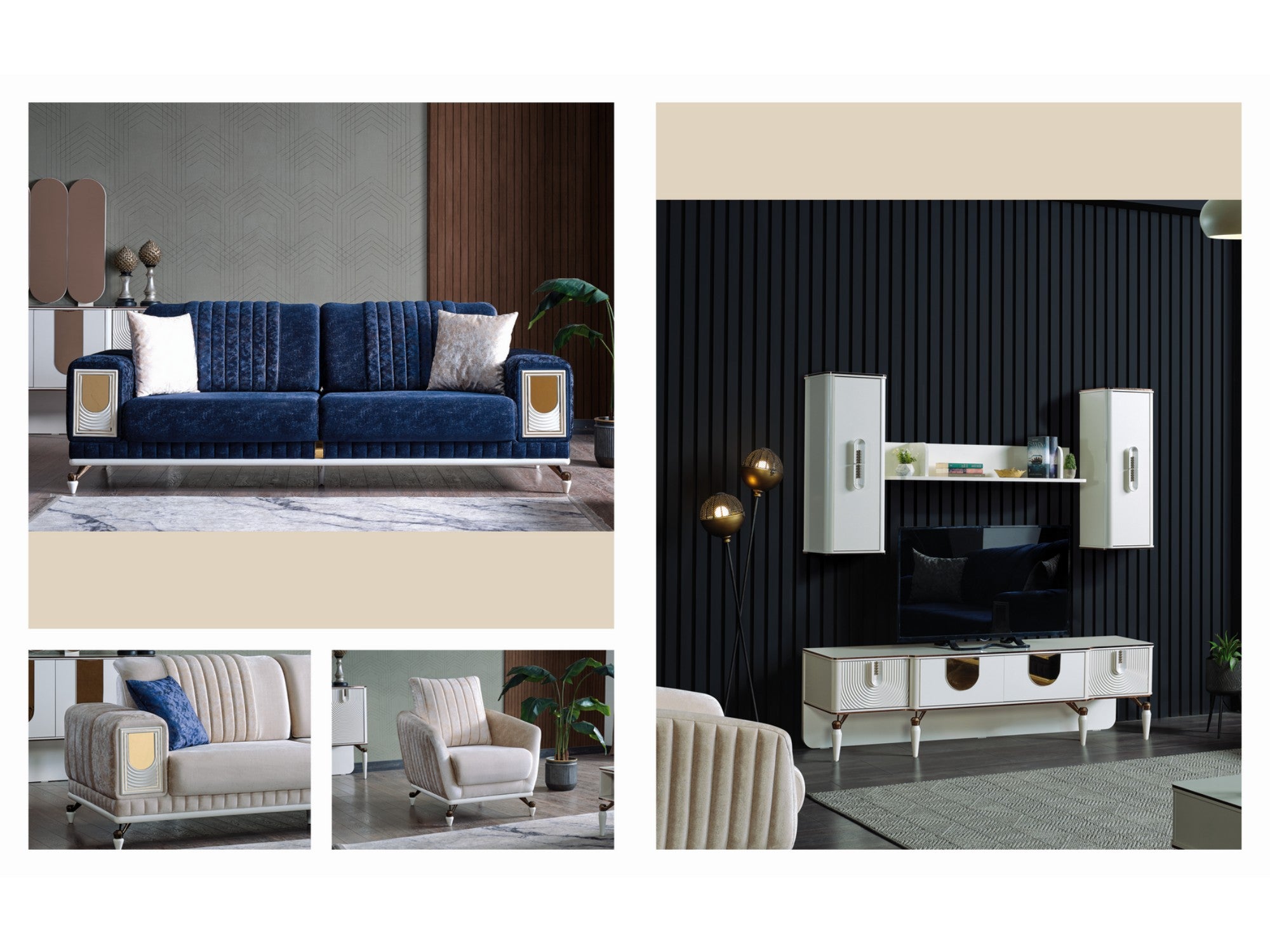 Sedef Convertible Sofa