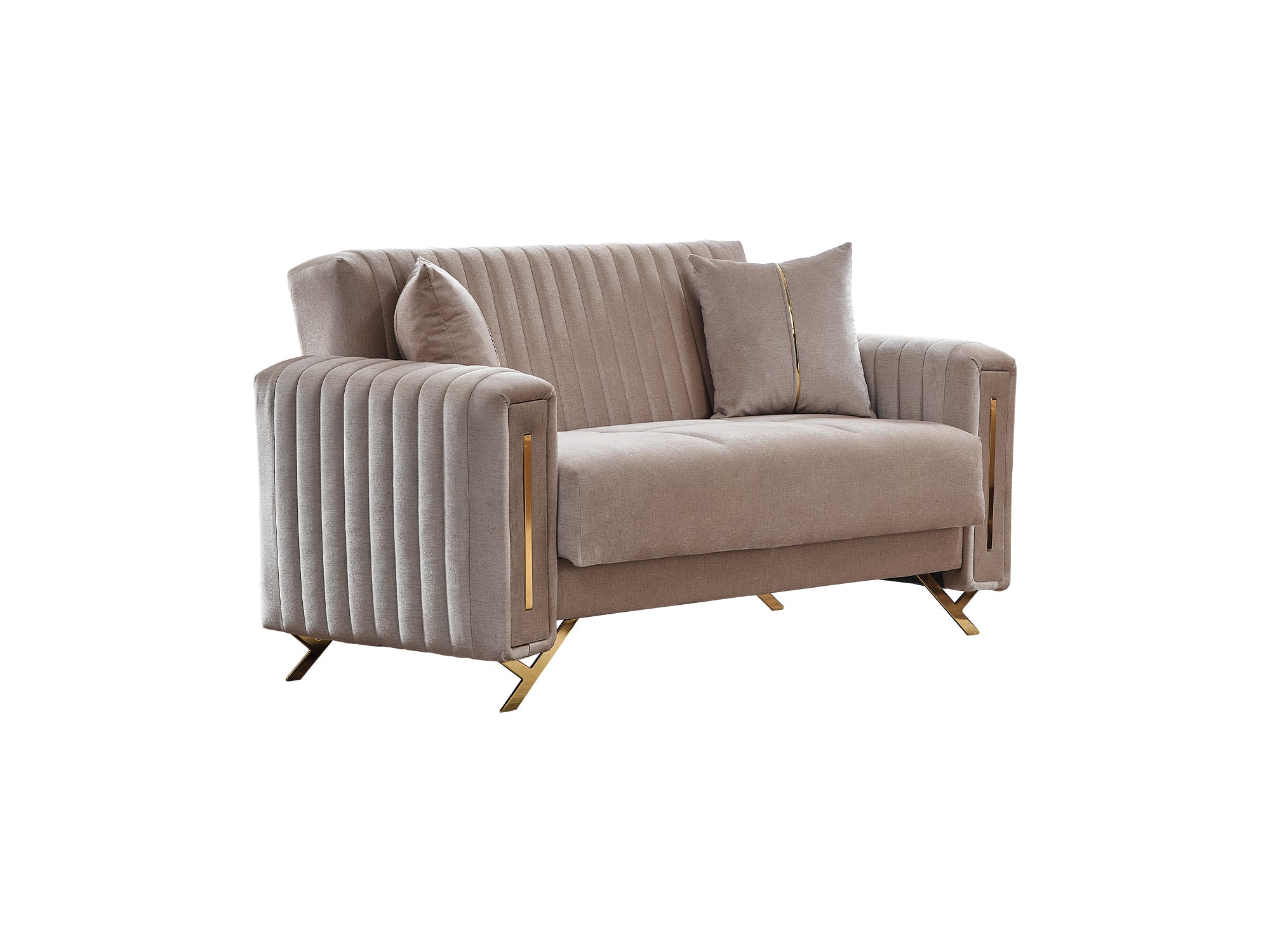 Senfoni Convertible Loveseat Beige