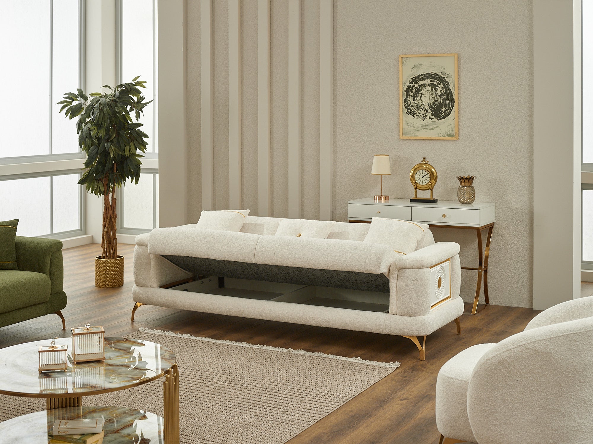 Sofy Convertible Loveseat