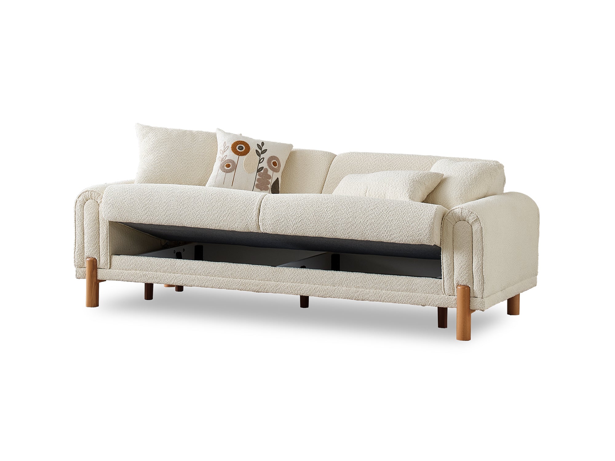 Soho Convertible Livingroom (2 Sofa & 2 Chair) Cream