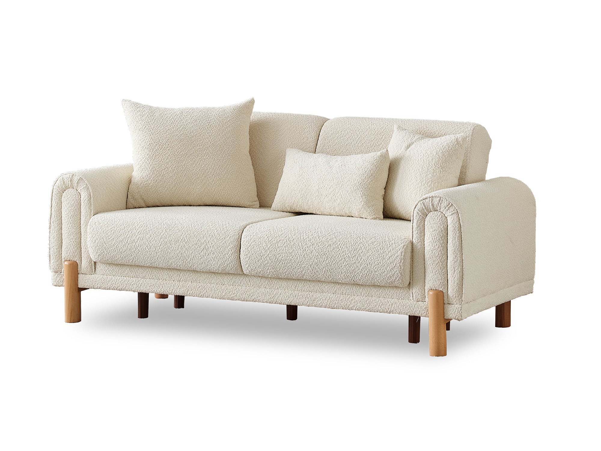 Soho Convertible Livingroom (2 Sofa & 2 Chair) Cream