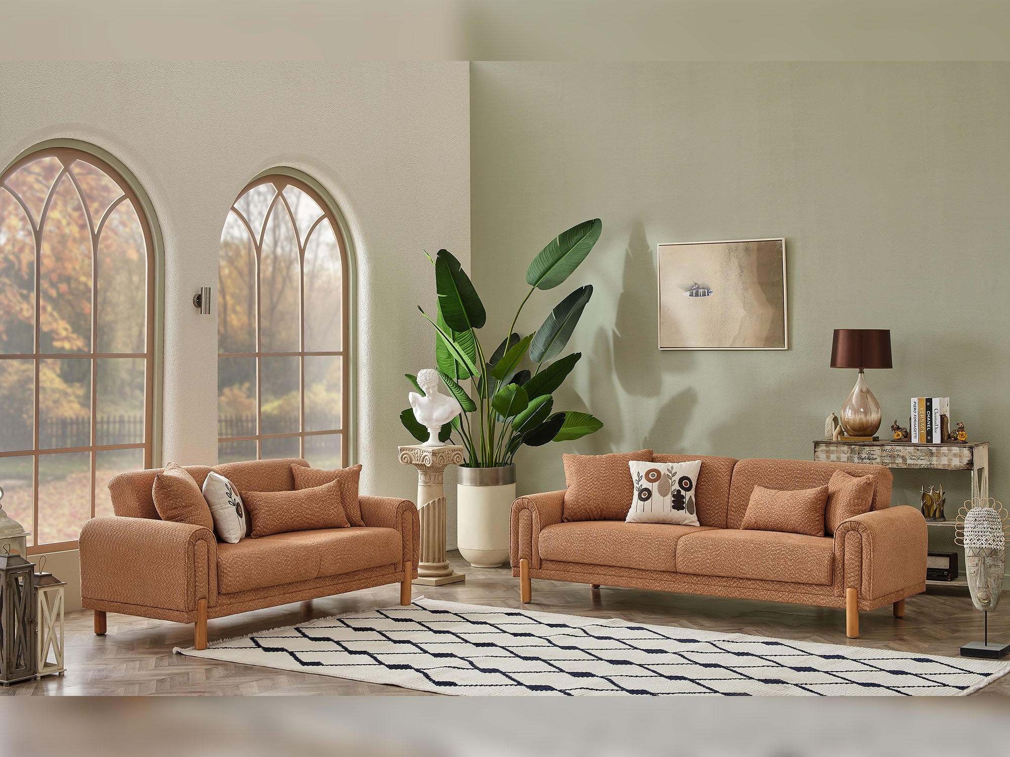 Soho Convertible Loveseat Somon