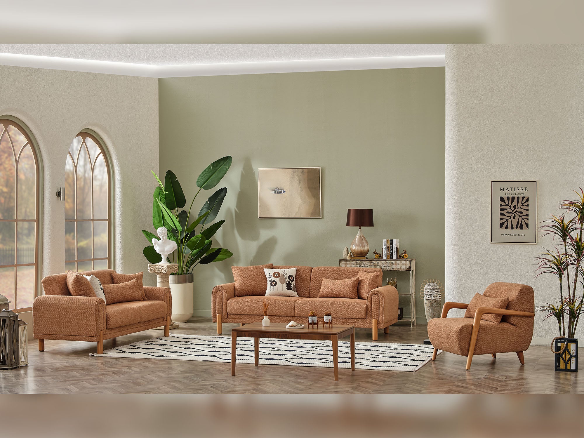 Soho Convertible Loveseat Somon