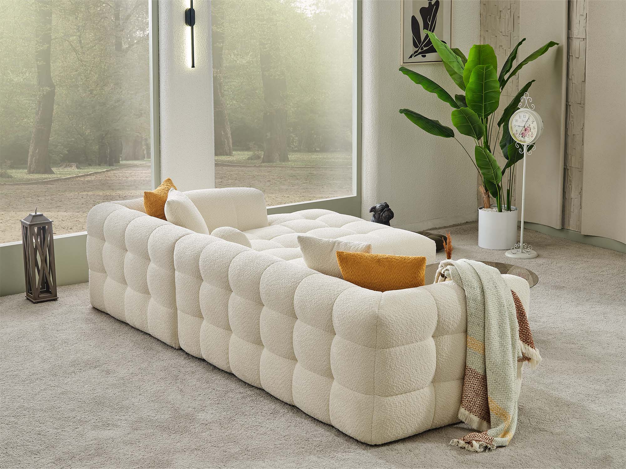 Teddy Sectional Cream