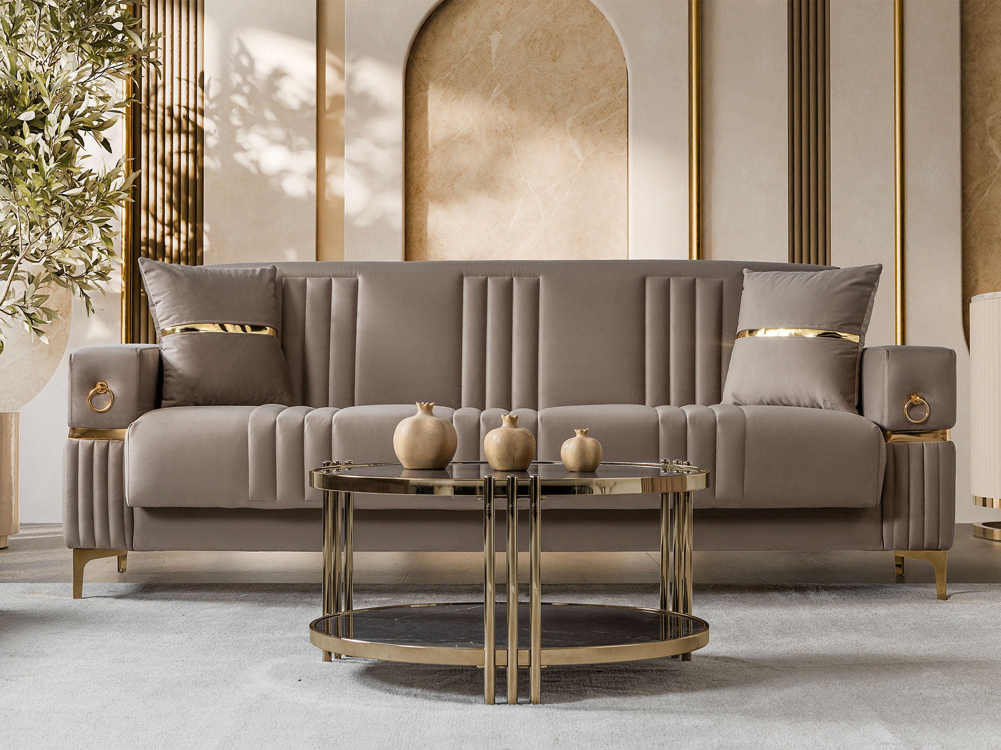 Tilda 3-pieces (Sofa & Loveseat & Chair) Livingroom Set