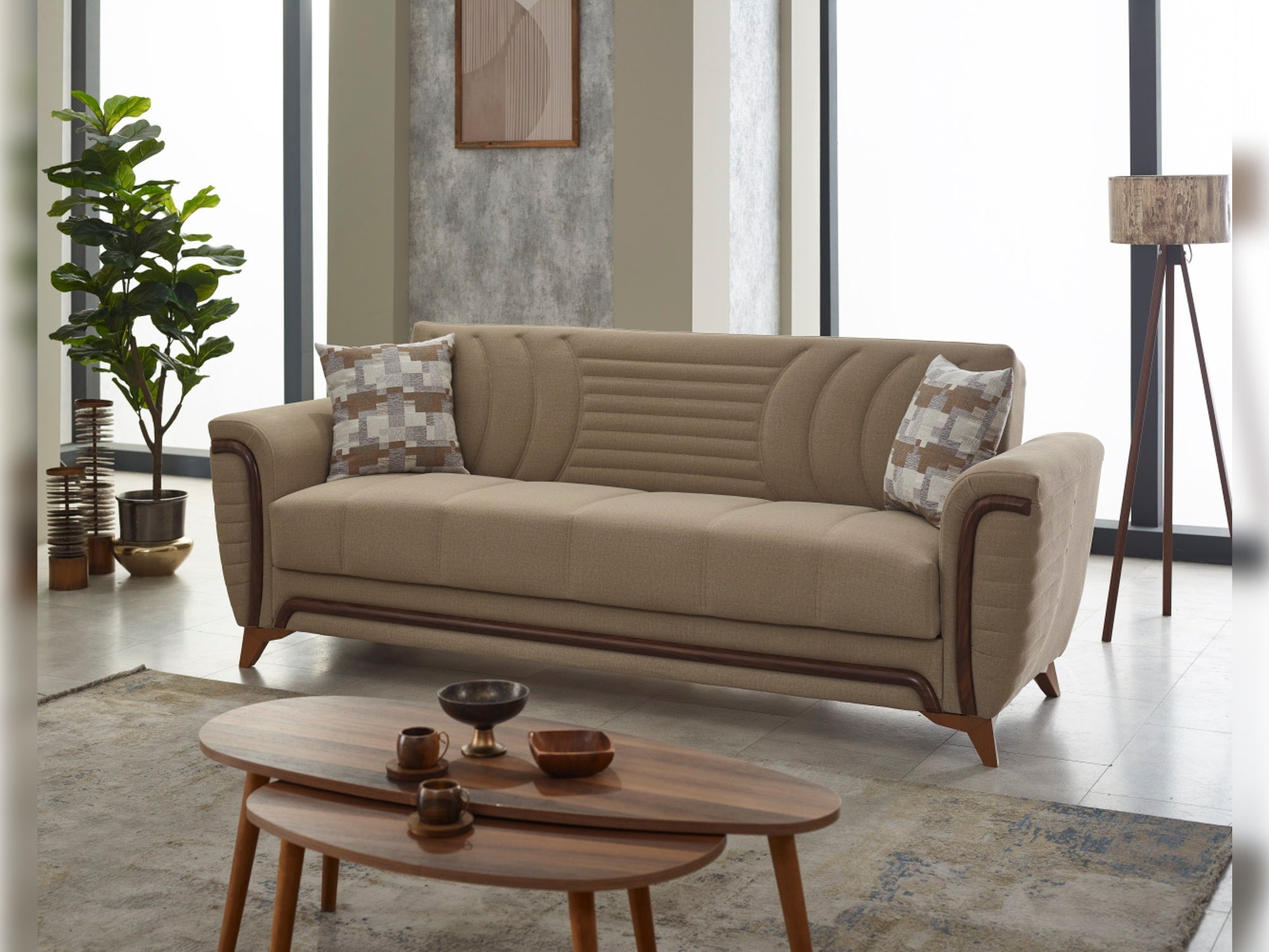 Torino Convertible Livingroom Set (2 Sofa & 2 Chair)
