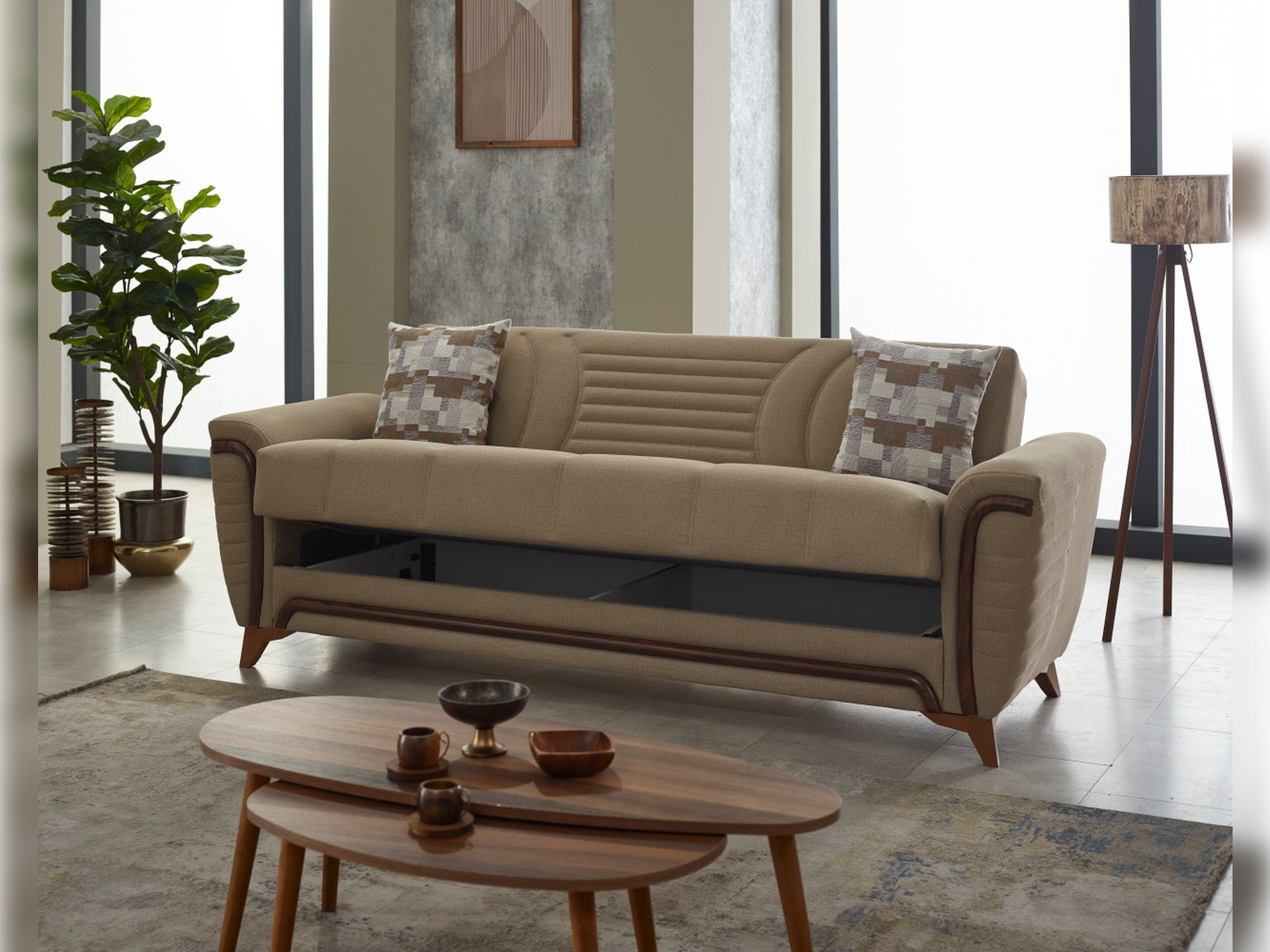 Torino Convertible Livingroom Set (2 Sofa & 2 Chair)