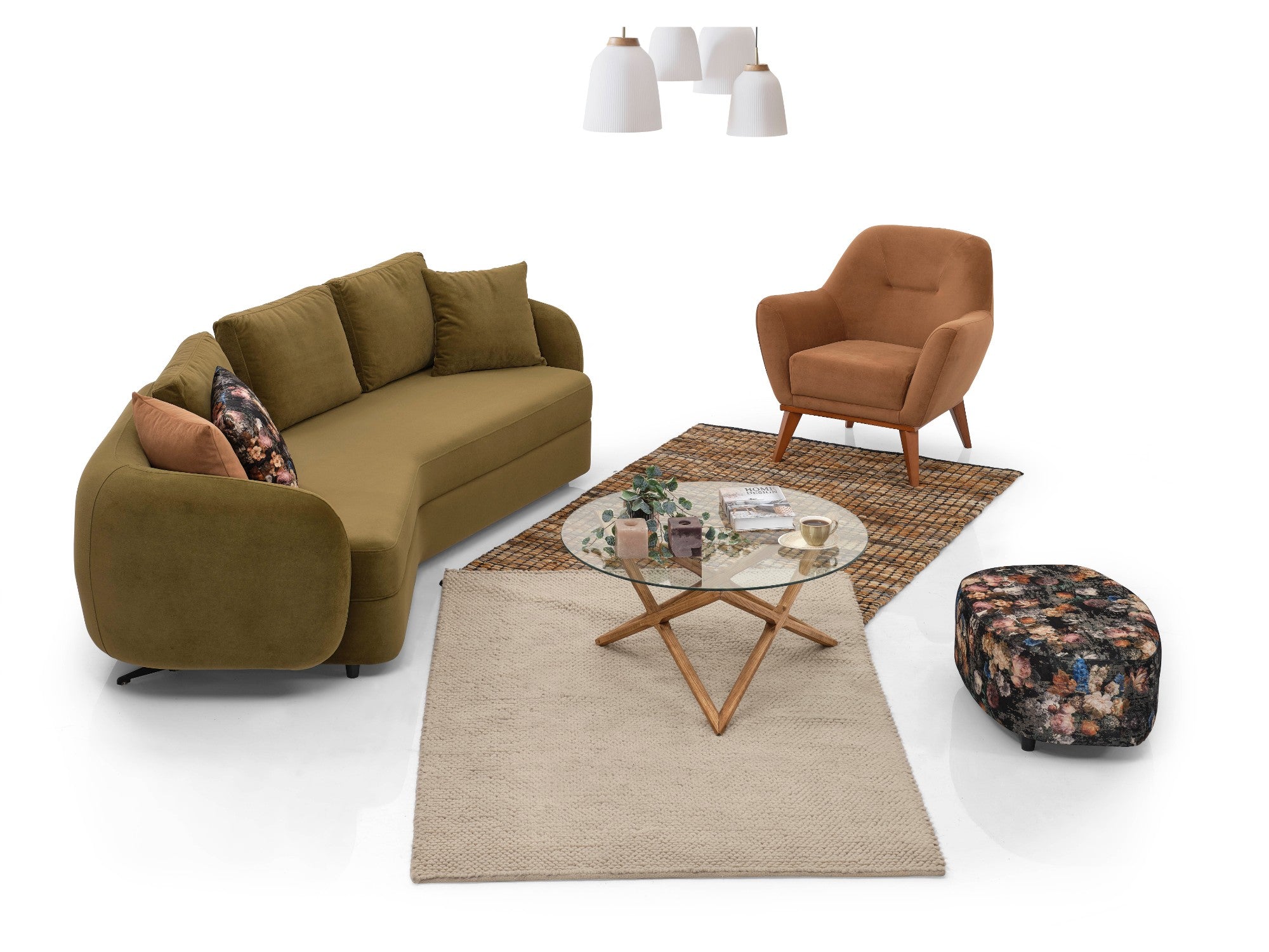 Toscana Stationary Livingroom Set (2 Sofa & 2 Chair)