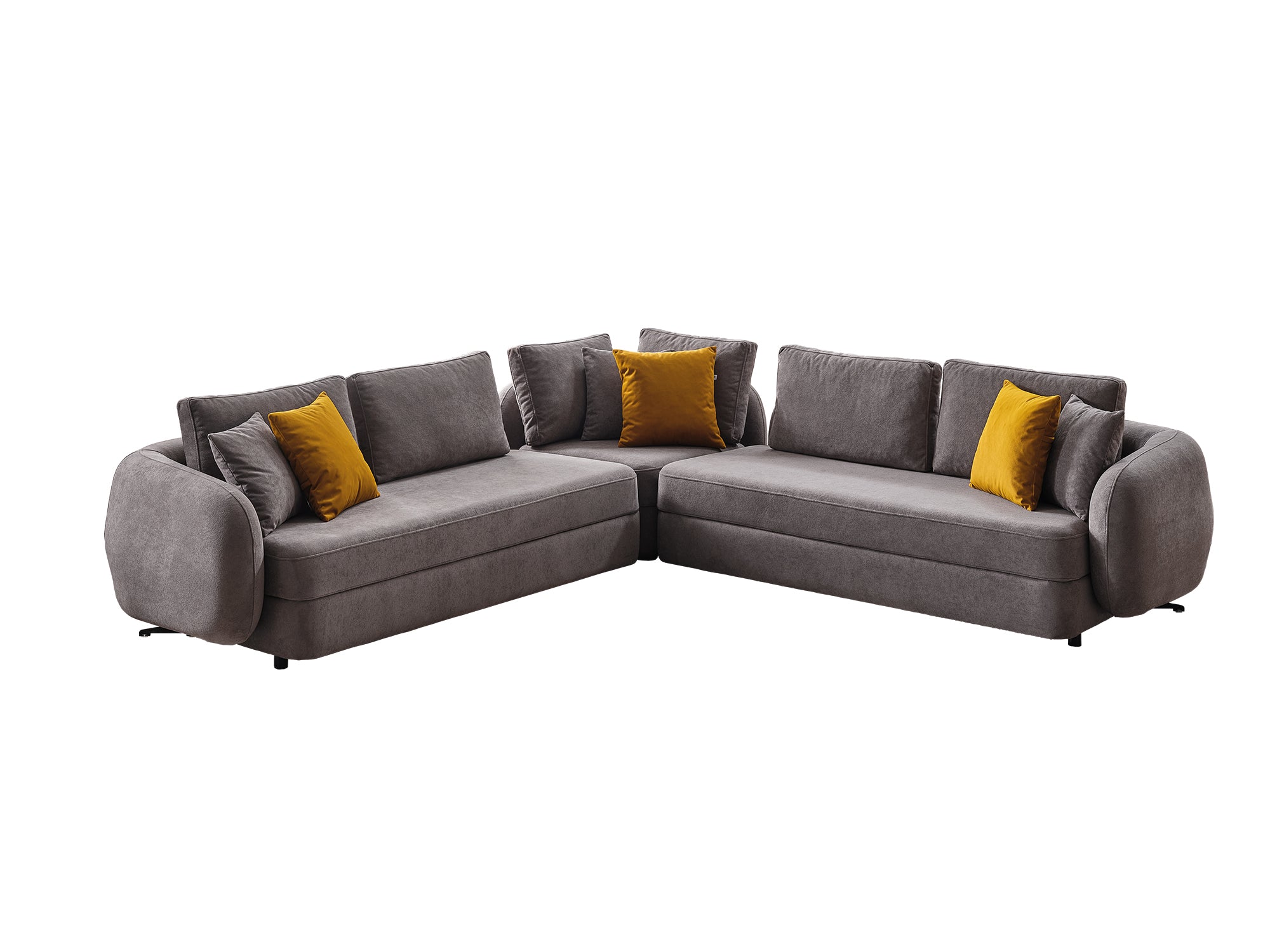 Toscana Modular Sectional Sofa Grey