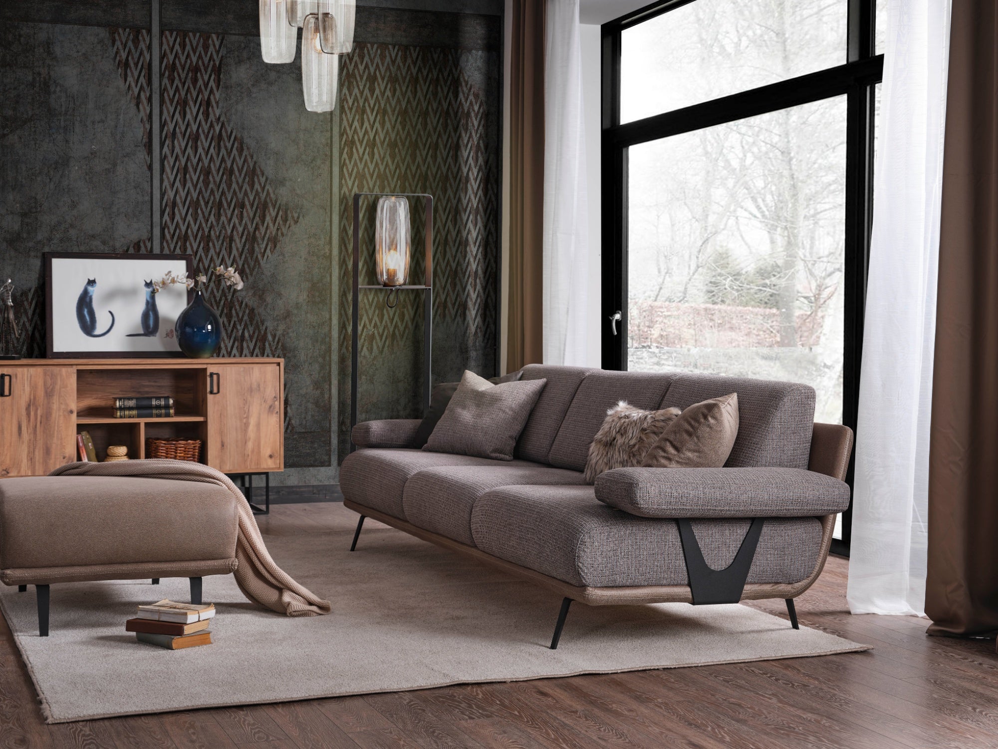 Venedik Stationary Livingroom Set (2 Sofa & 2 Chair)