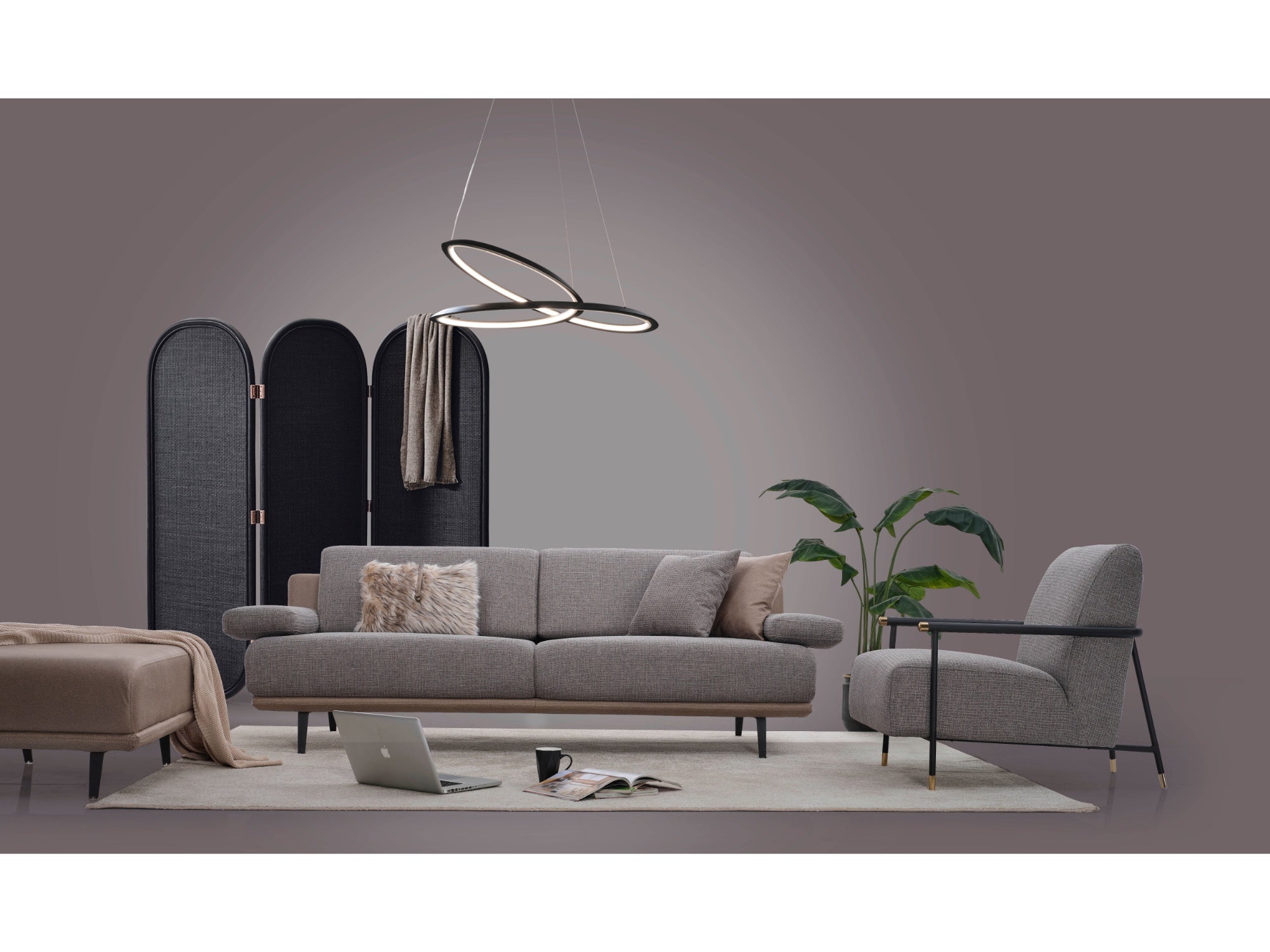 Venedik Stationary Livingroom Set (2 Sofa & 2 Chair)