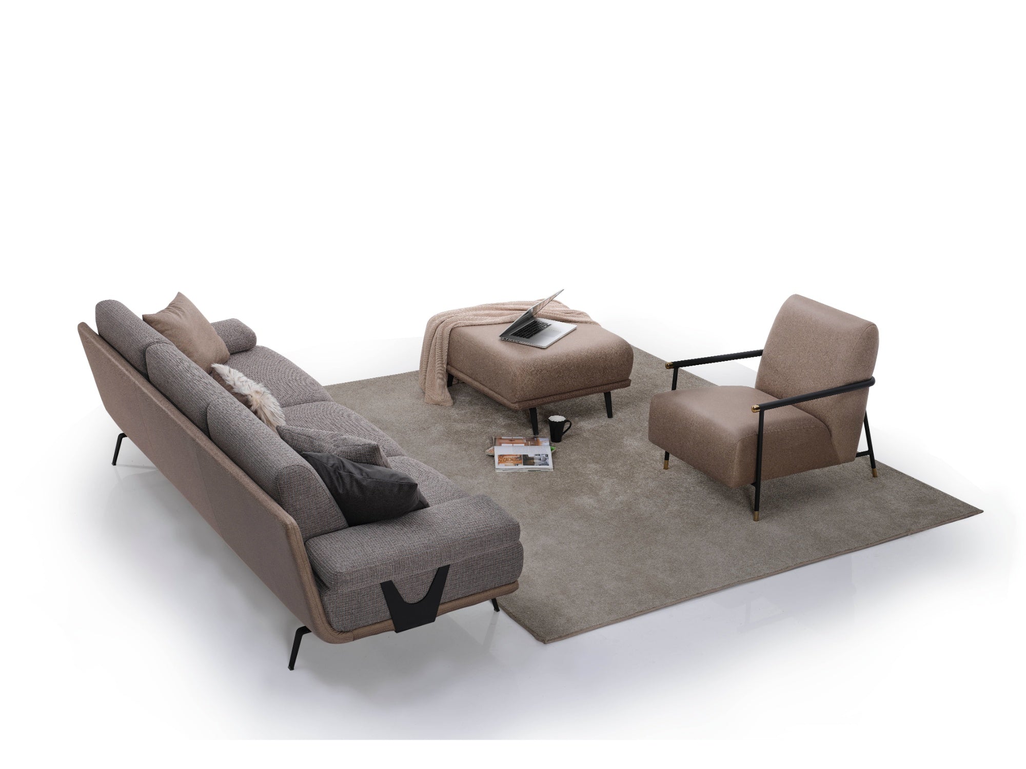 Venedik Stationary Livingroom Set (2 Sofa & 2 Chair)