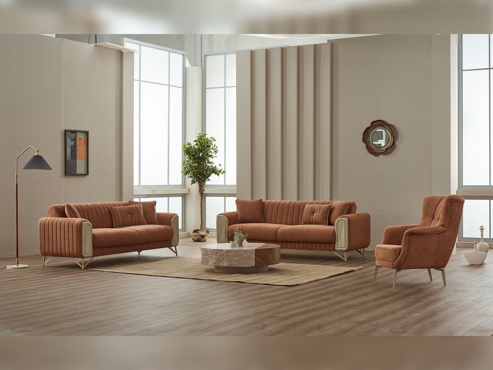 Venta 3-pieces (Sofa & Loveseat & Chair) Livingroom