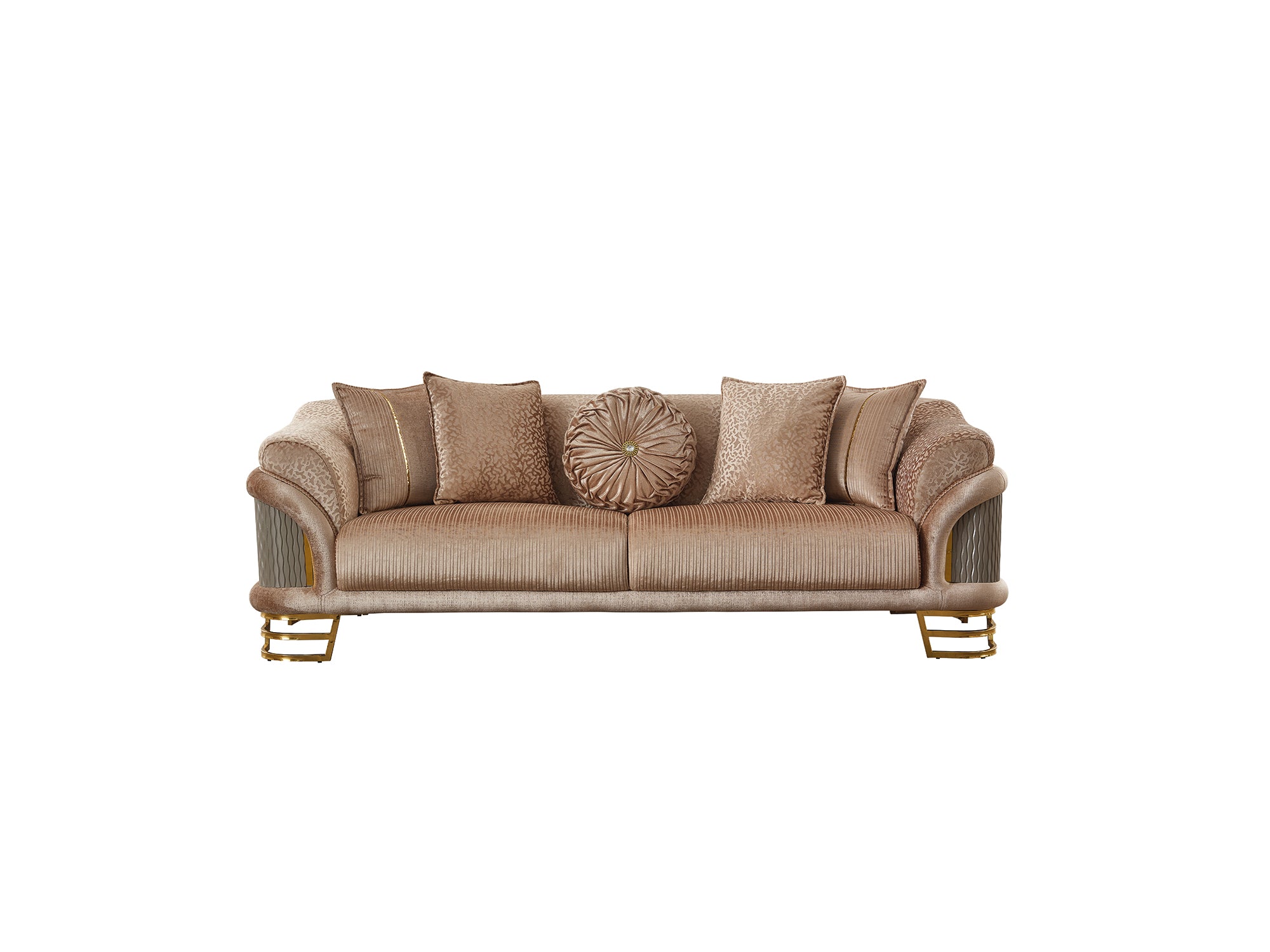 Versace Stationary Sofa Beige